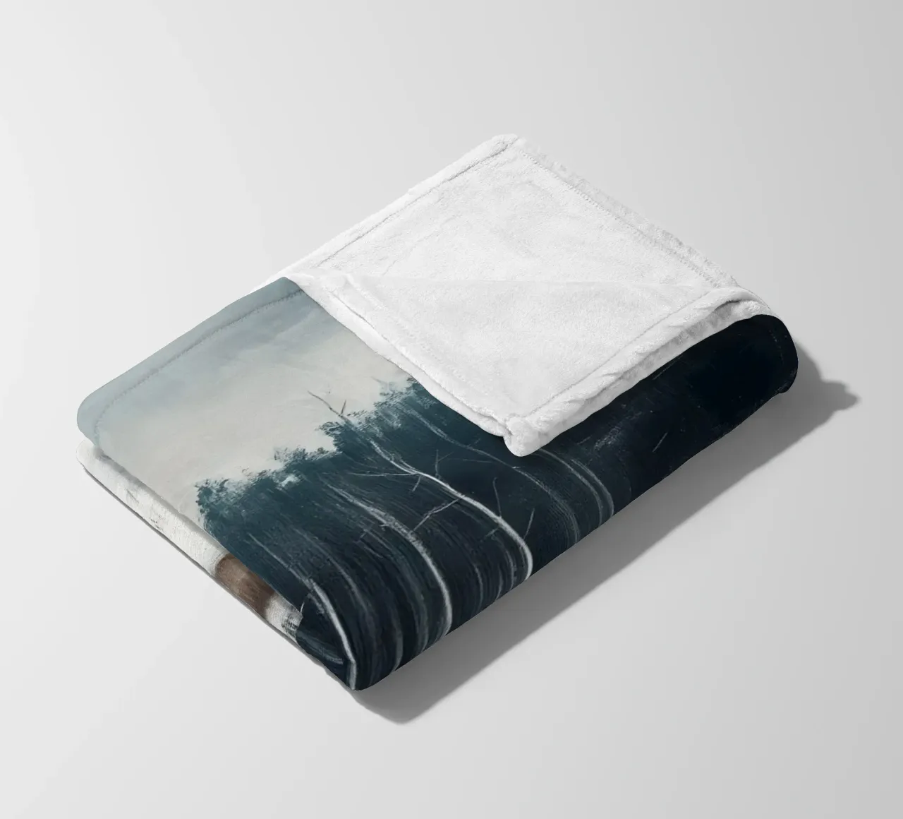 Volpe invernale nella foresta coperta in pile da Studio Vibe