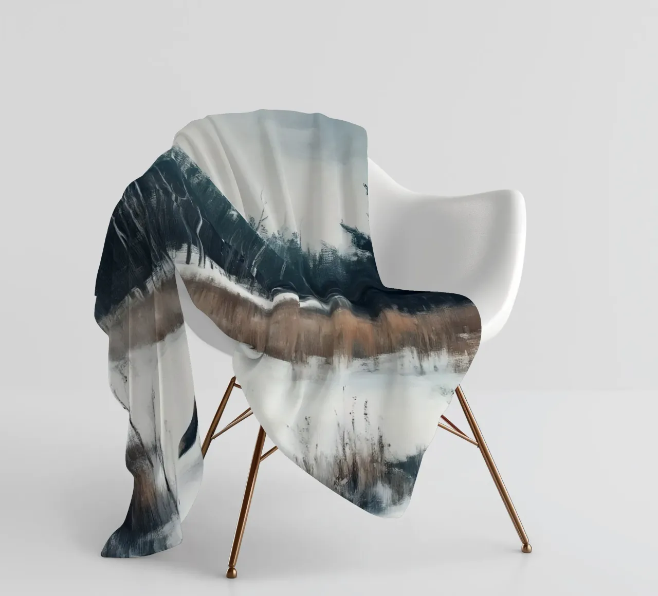 Volpe invernale nella foresta coperta in pile da Studio Vibe