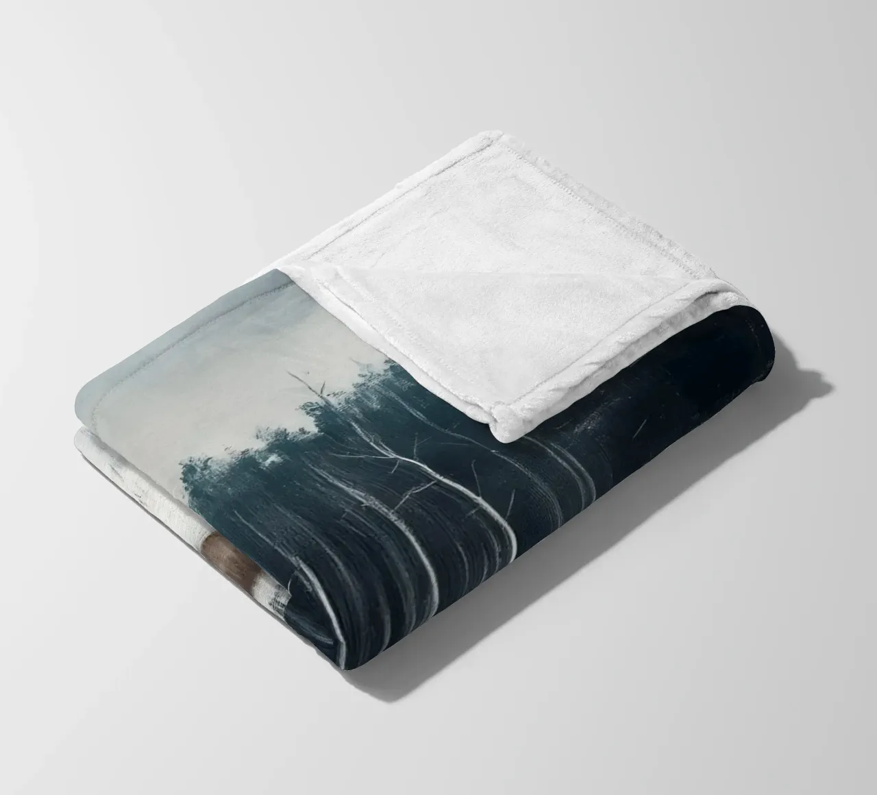 Volpe invernale nella foresta coperta in pile da Studio Vibe