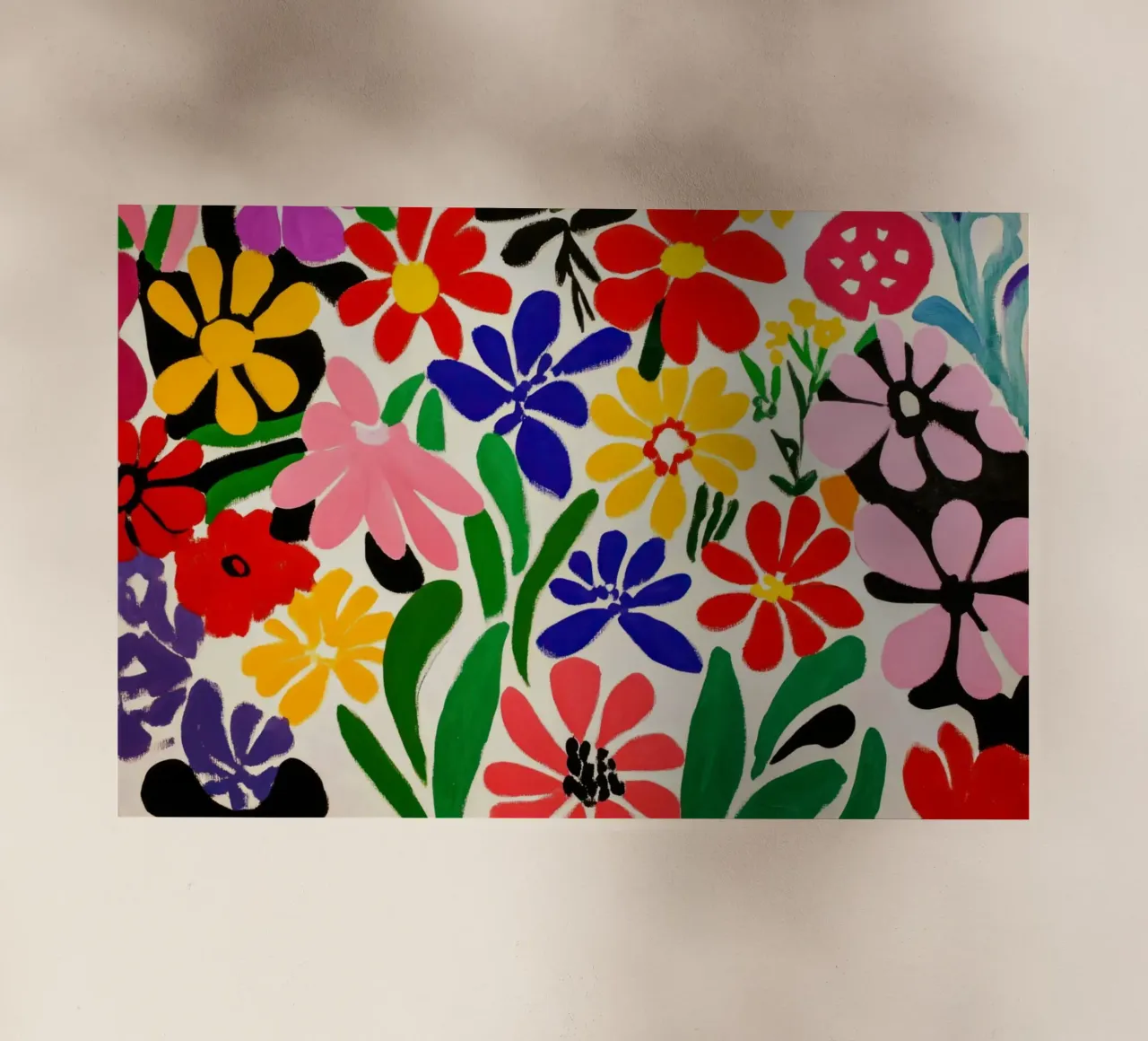 Stile Matisse: mix di fiori colorati, audacemente retrò, da giardino pellicola backlit da Modern Muse