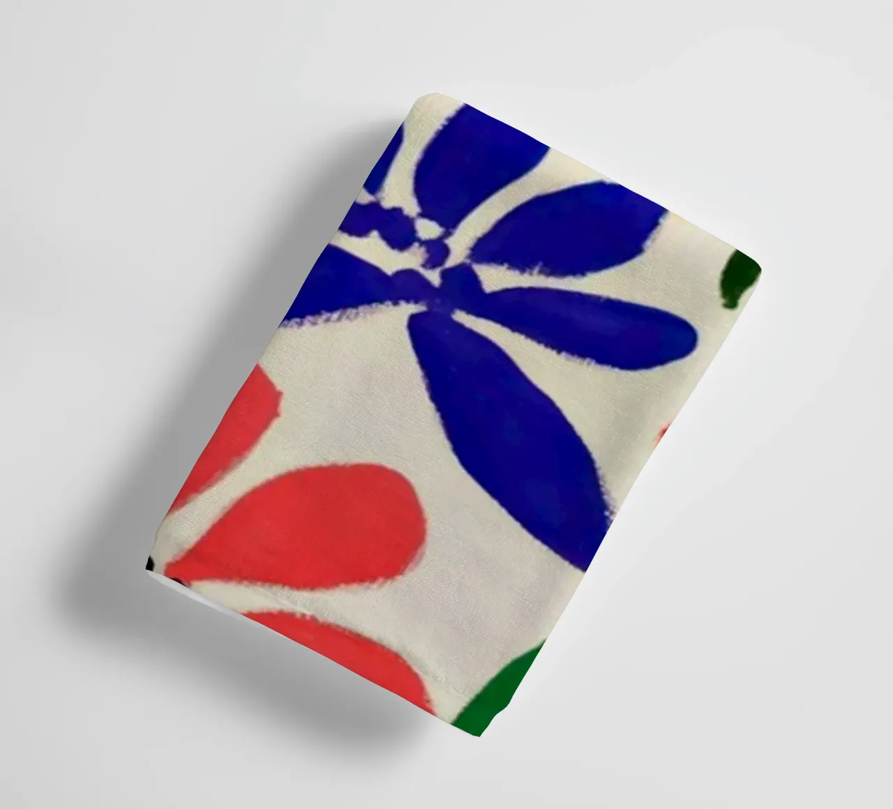 Stile Matisse: mix di fiori colorati, audacemente retrò, da giardino asciugamano da bagno da Modern Muse