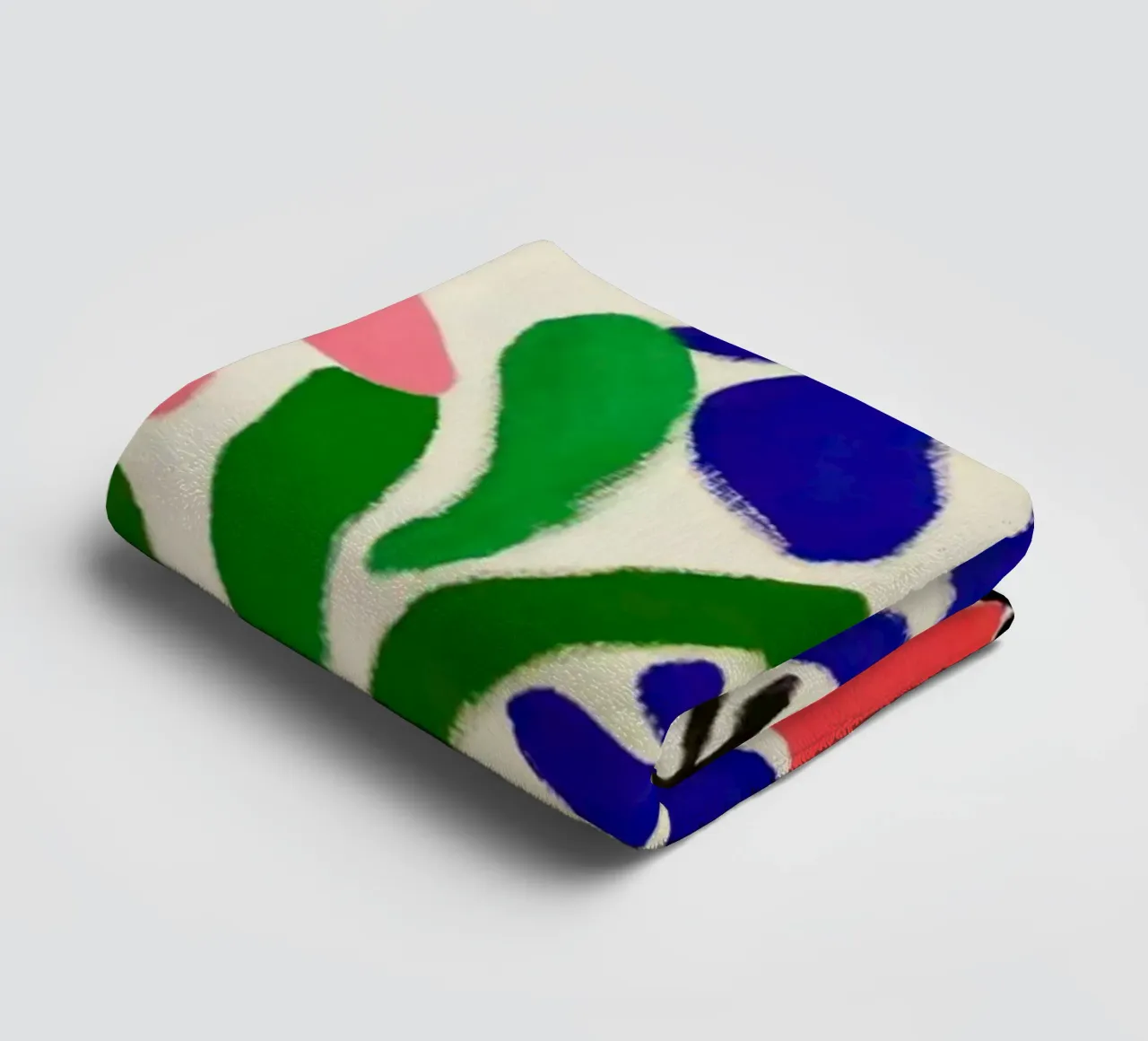 Stile Matisse: mix di fiori colorati, audacemente retrò, da giardino asciugamano da bagno da Modern Muse
