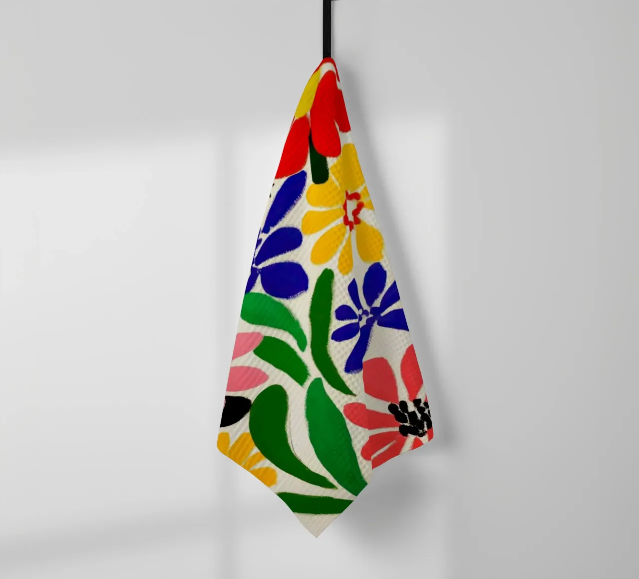 Stile Matisse: mix di fiori colorati, audacemente retrò, da giardino canovaccio da cucina da Modern Muse