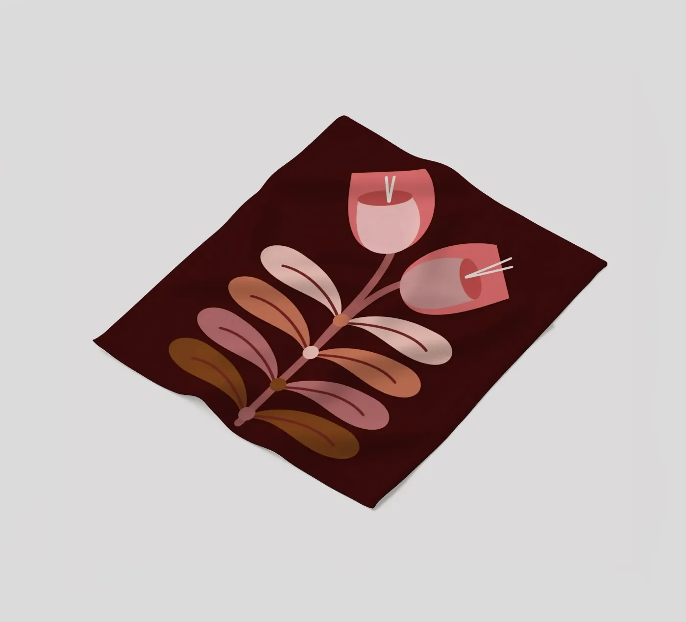 Tulips Fleecedecke von MirimoDesign
