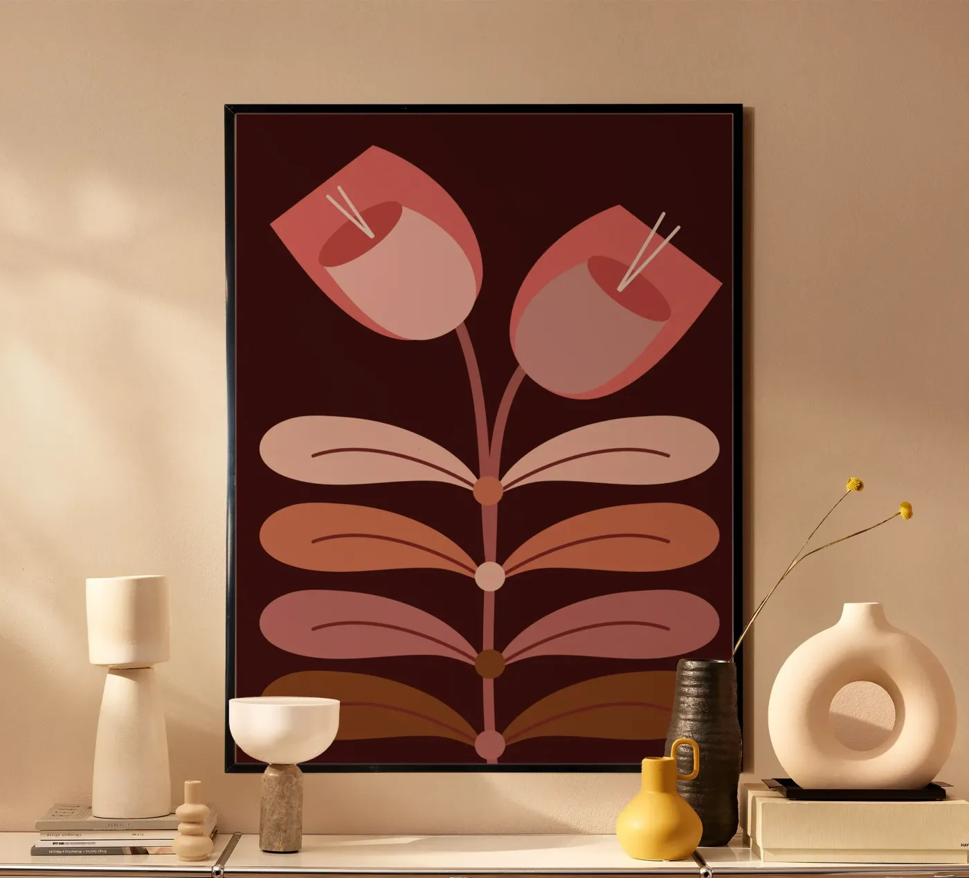 Tulips poster by MirimoDesign