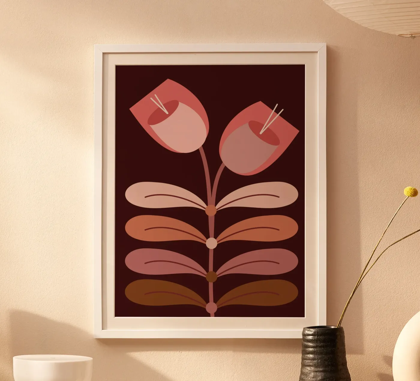 Tulips poster van MirimoDesign