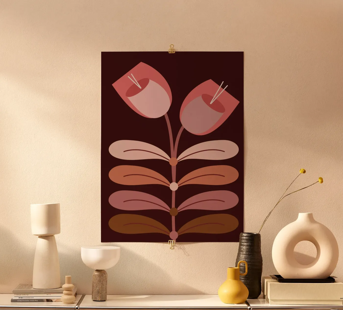 Tulips poster by MirimoDesign