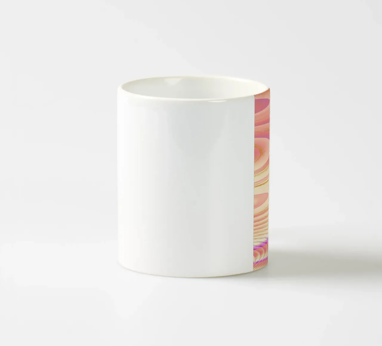 Motif dynamique abstrait en rose, violet et jaune. mug en céramique de Something for you