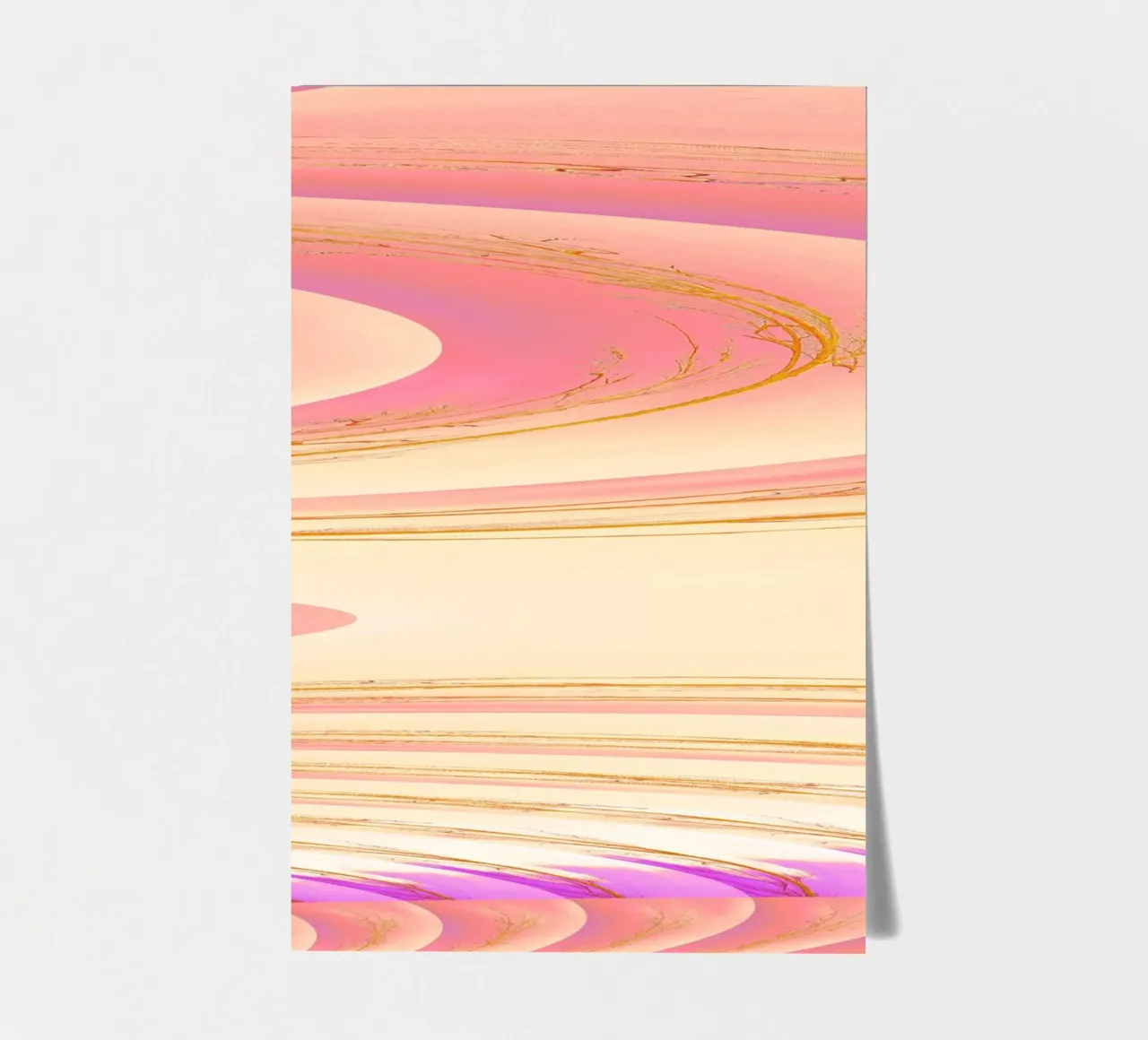 Abstract dynamic pattern in pink, purple and yellow. sticker sheet by Something for you