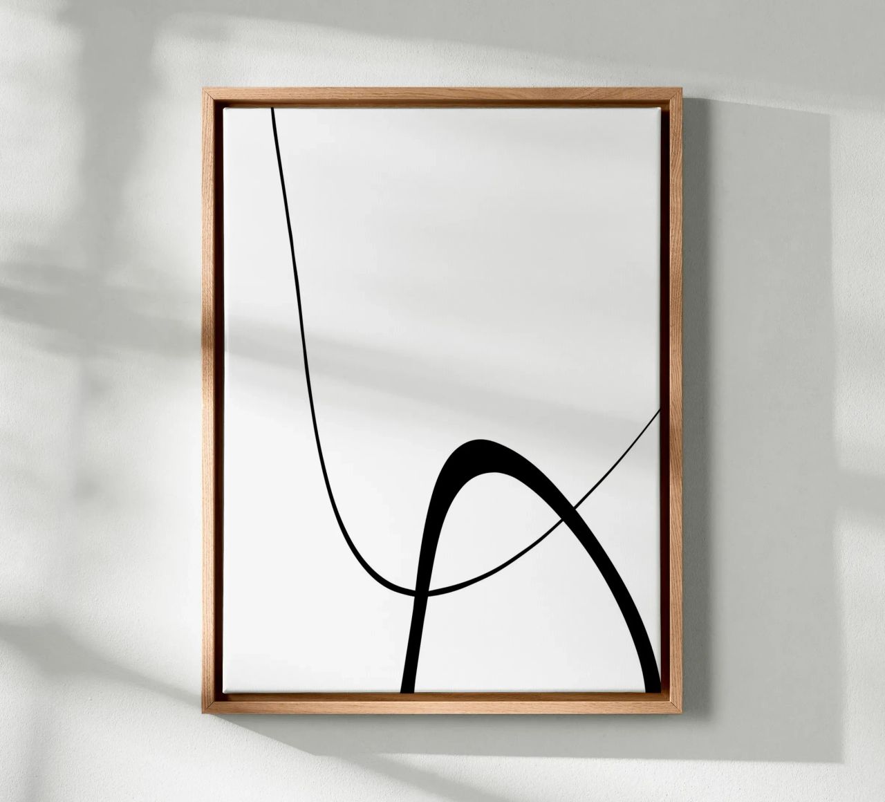 Interlocking Two B Leinwand von sabidussi