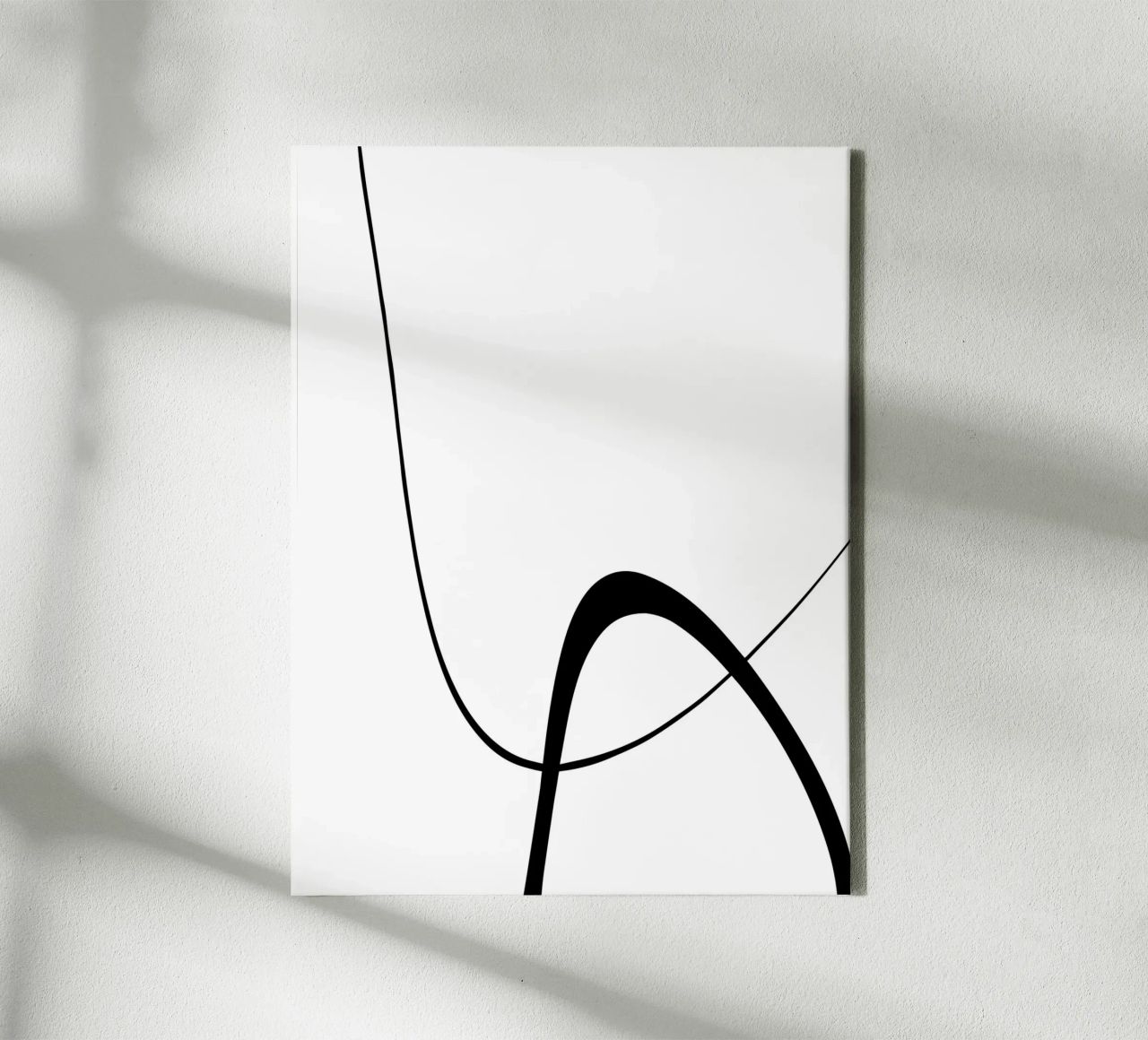 Interlocking Two B Leinwand von sabidussi