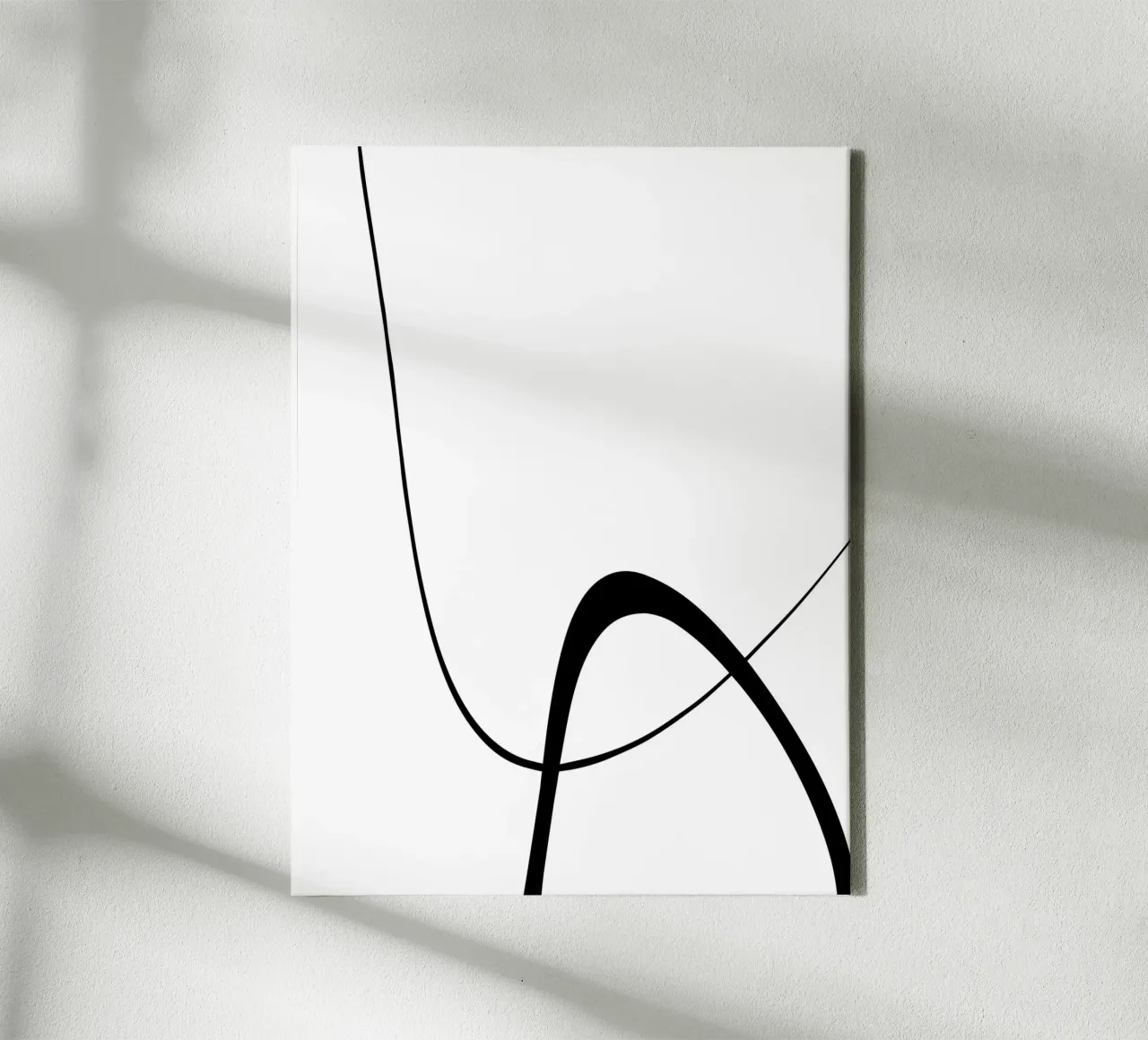 Interlocking Two B canvas van sabidussi