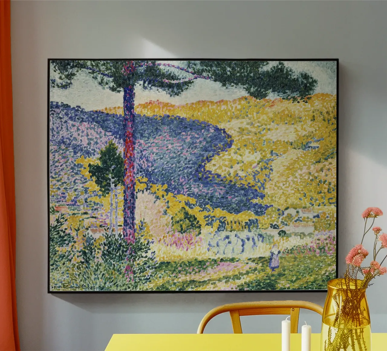 Edmund Cross’s Valley with Fir; Shade on the Mountain plexiglass da Venus Art