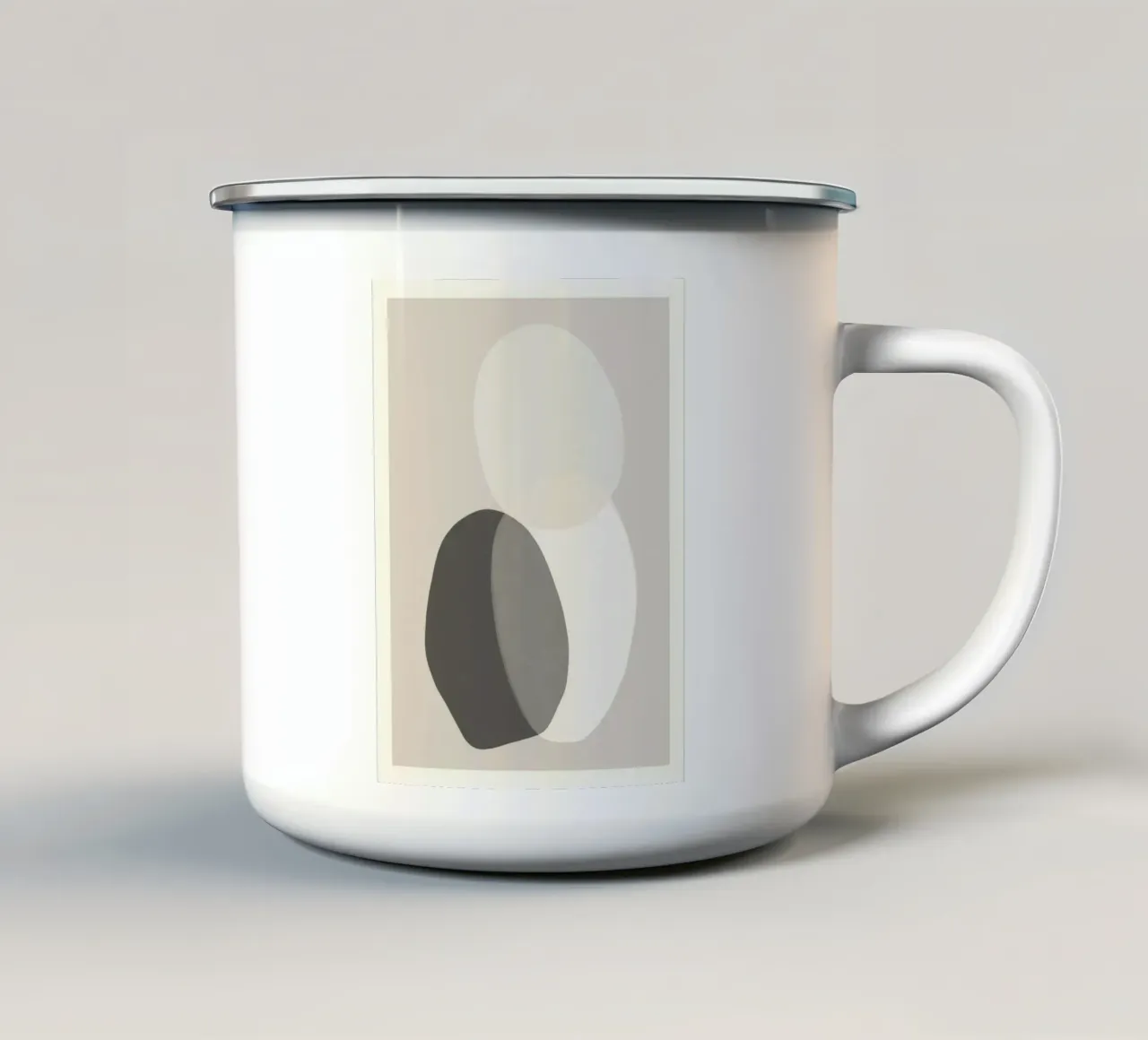 Forme minimali Boho tazza in smalto da Aralyn
