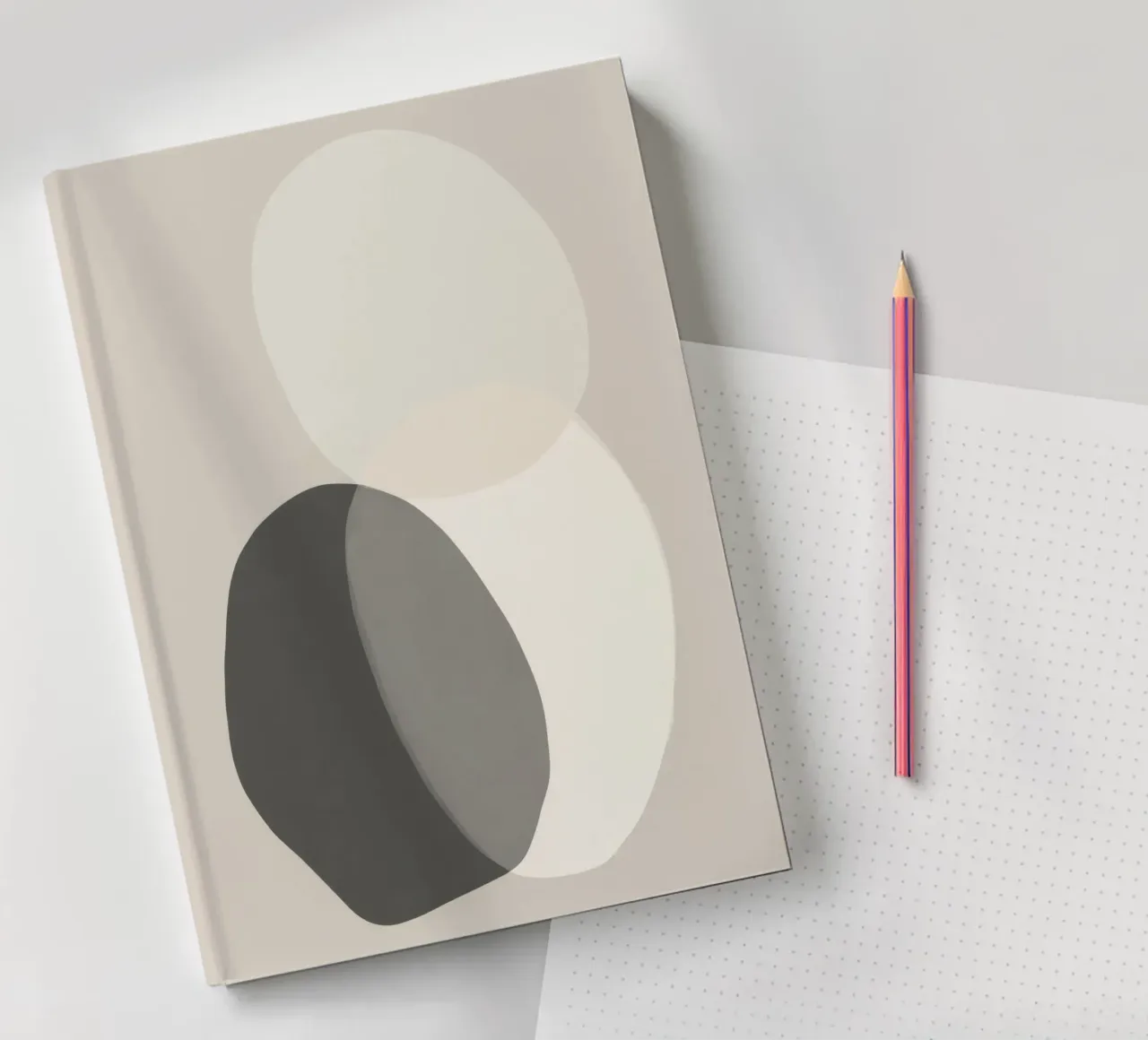 Minimal Boho Shapes notebook by Aralyn