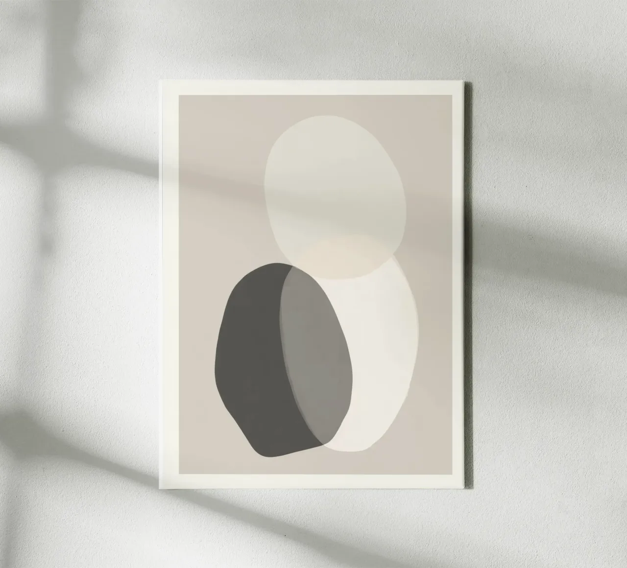 Minimal Boho Shapes canvas by Aralyn