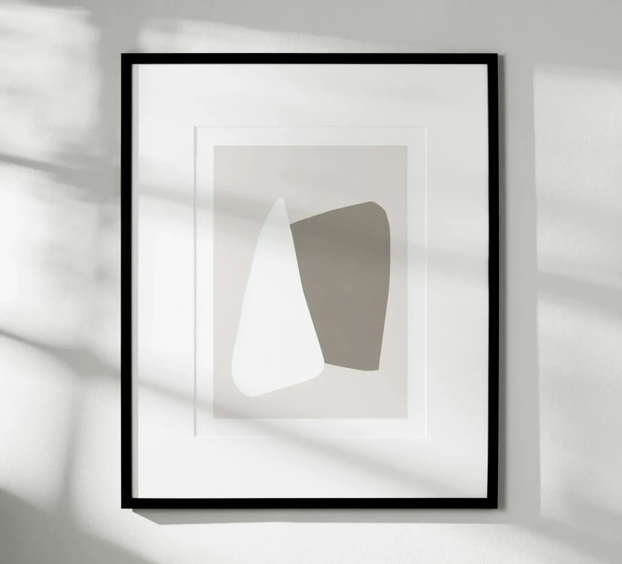 Soft Connection - Abstrakte Kunst in Erdfarben Hahnemühle von Aralyn