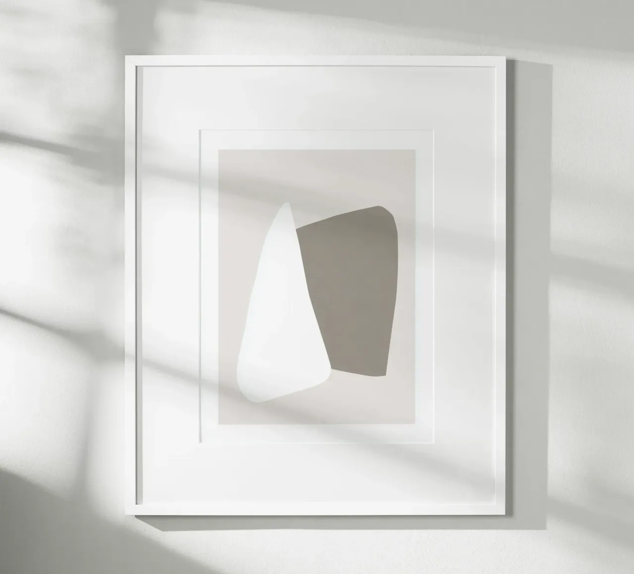 Soft Connection - Abstrakte Kunst in Erdfarben Hahnemühle von Aralyn
