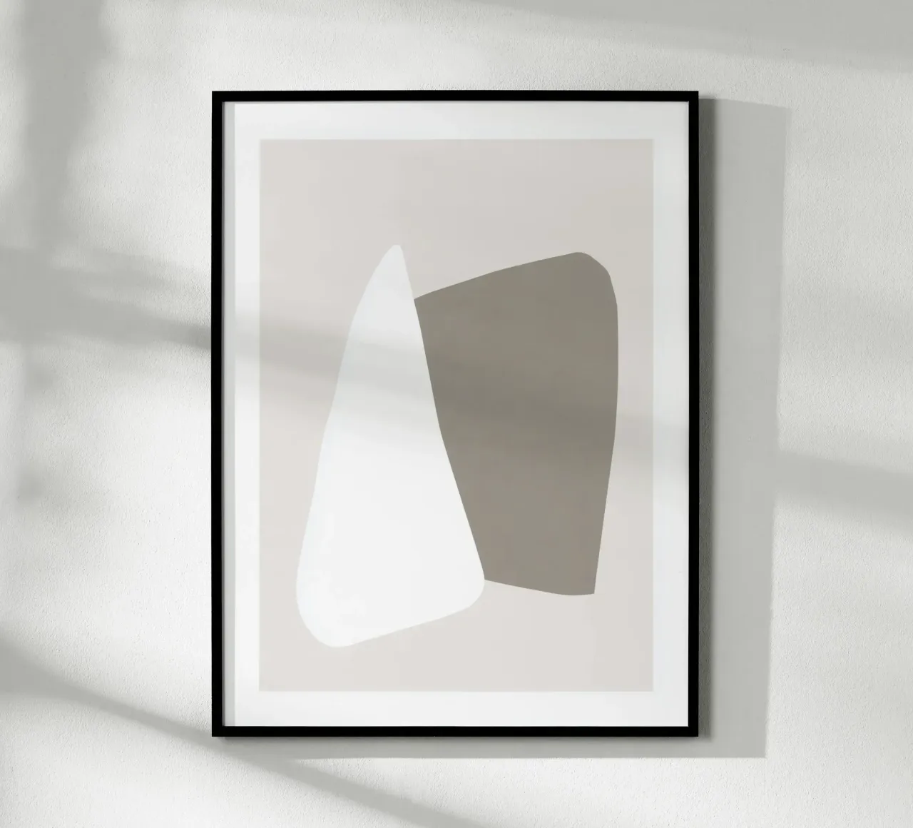 Soft Connection - Abstrakte Kunst in Erdfarben Hahnemühle von Aralyn