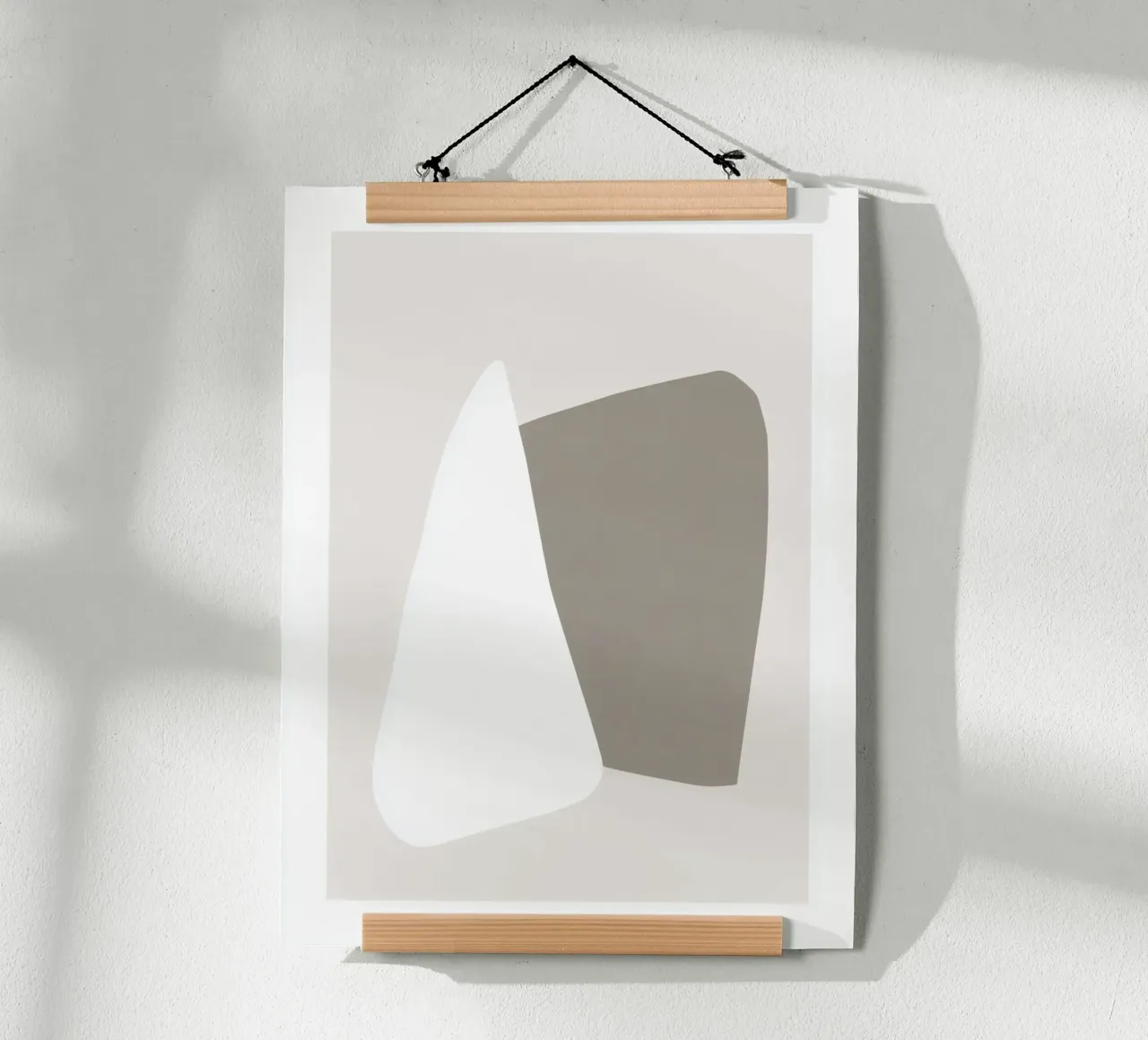 Soft Connection - Abstrakte Kunst in Erdfarben Hahnemühle von Aralyn