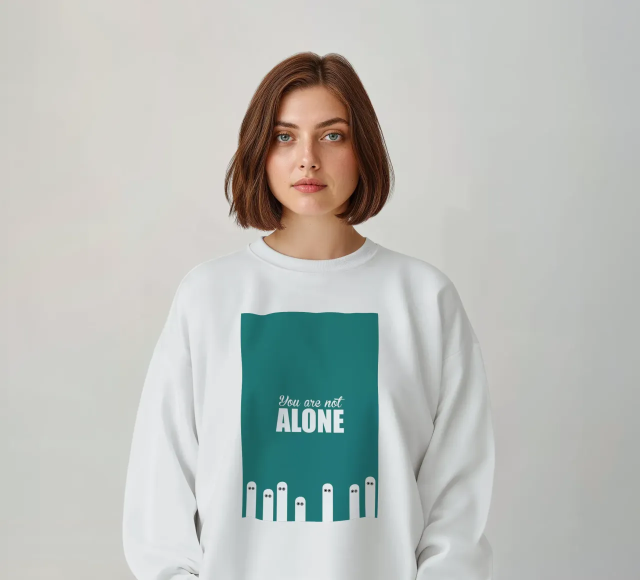 Alone felpa da Trabolt Design