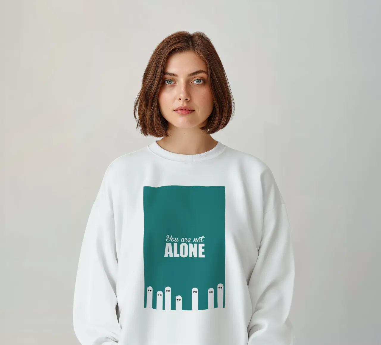 Alone felpa da Trabolt Design