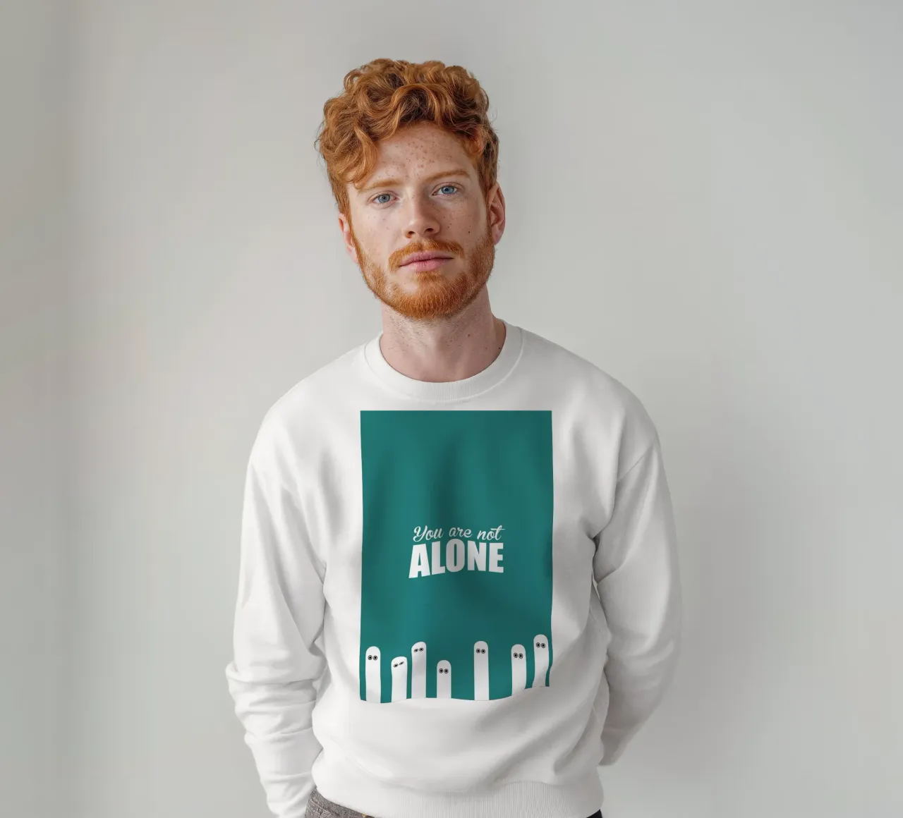 Alone felpa da Trabolt Design