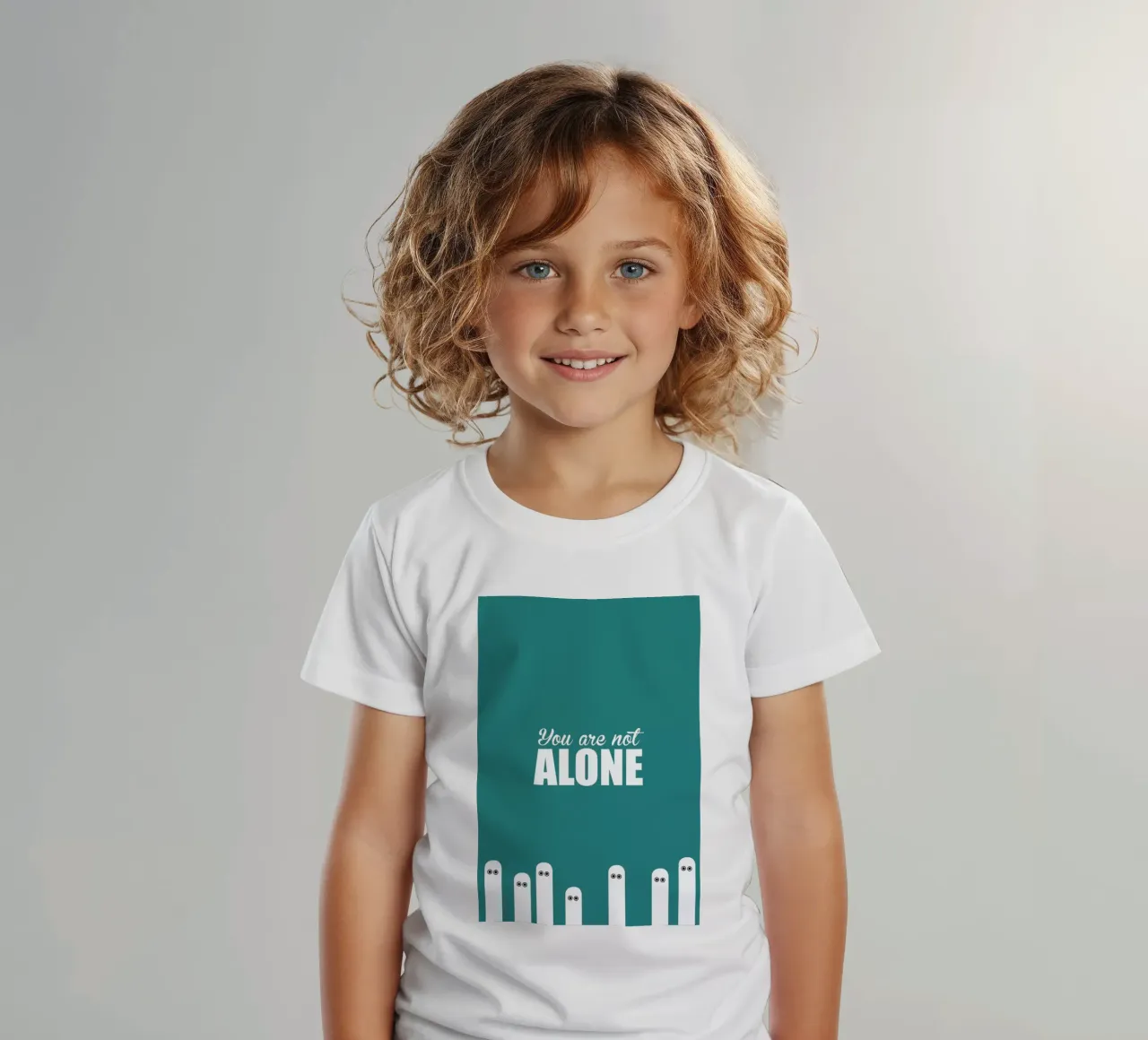 Alone t-shirt bambini da Trabolt Design