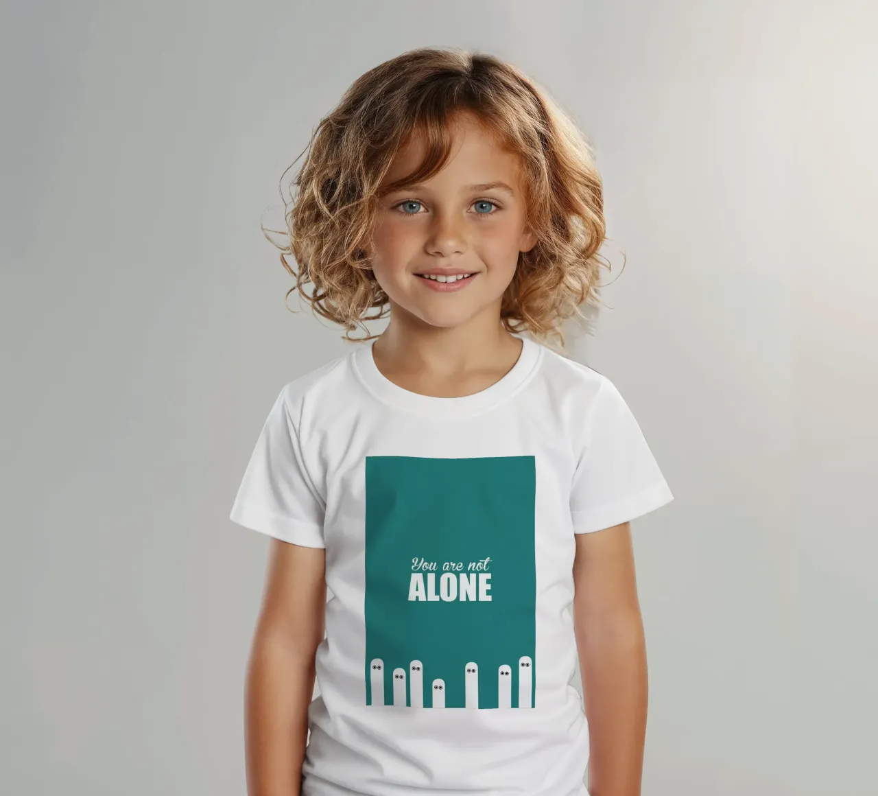 Alone t-shirt bambini da Trabolt Design