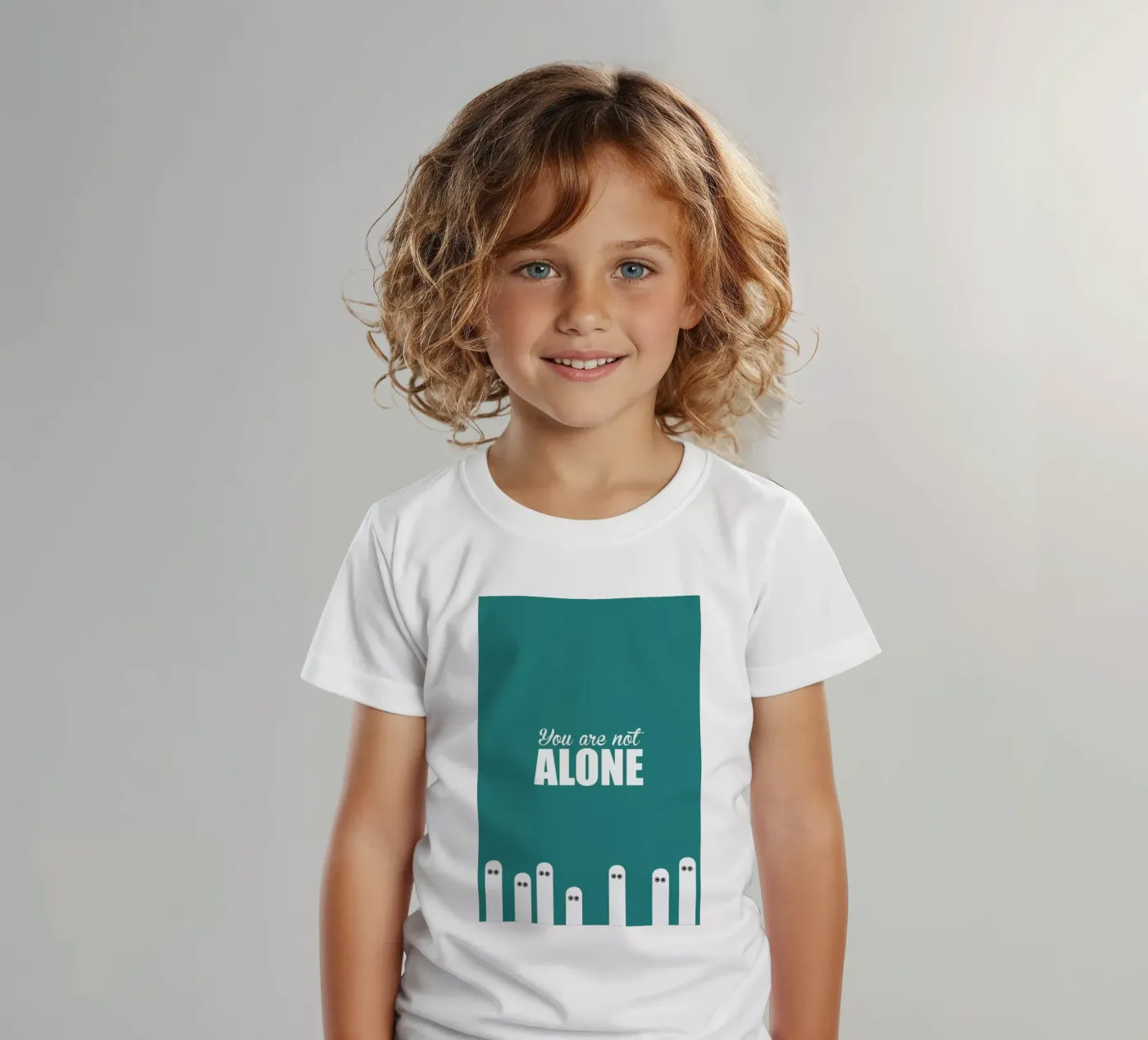Alone t-shirt bambini da Trabolt Design