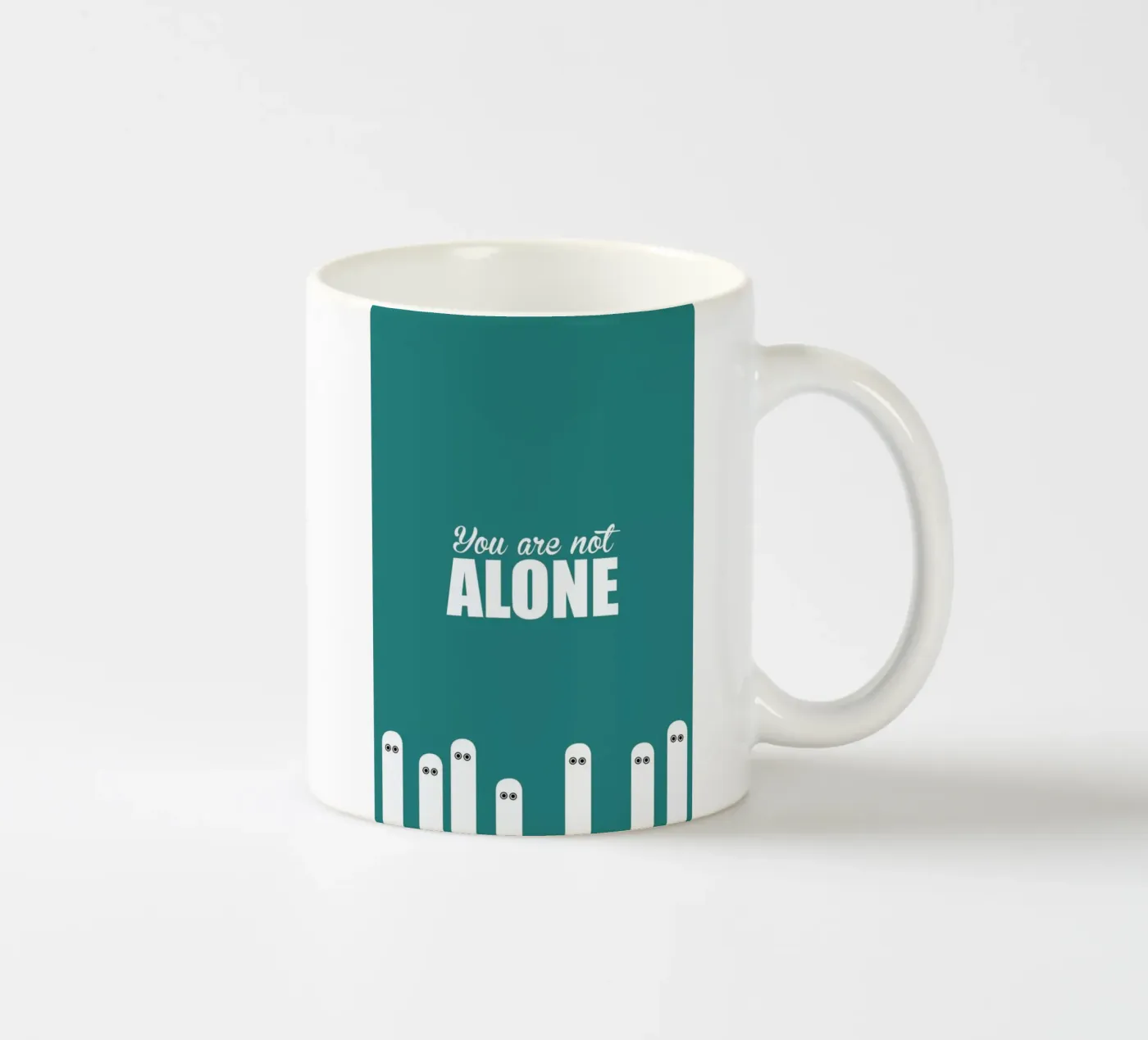 Alone tazza in ceramica da Trabolt Design