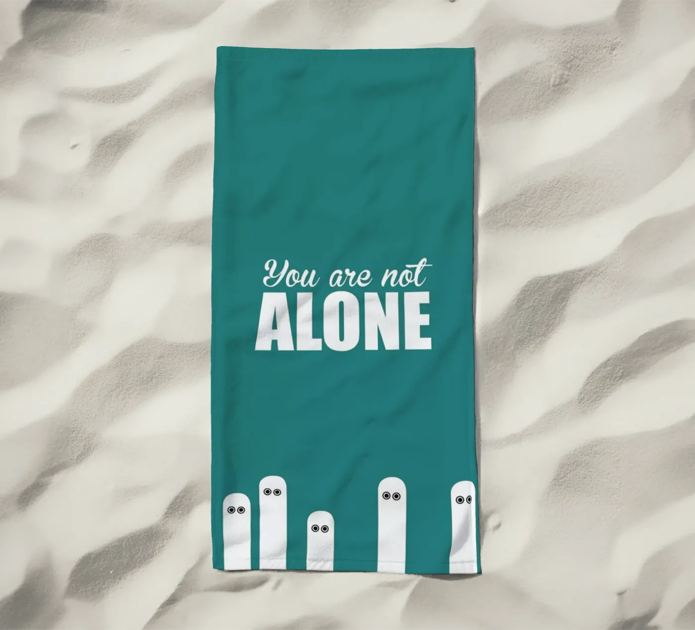 Alone strandhanddoek van Trabolt Design