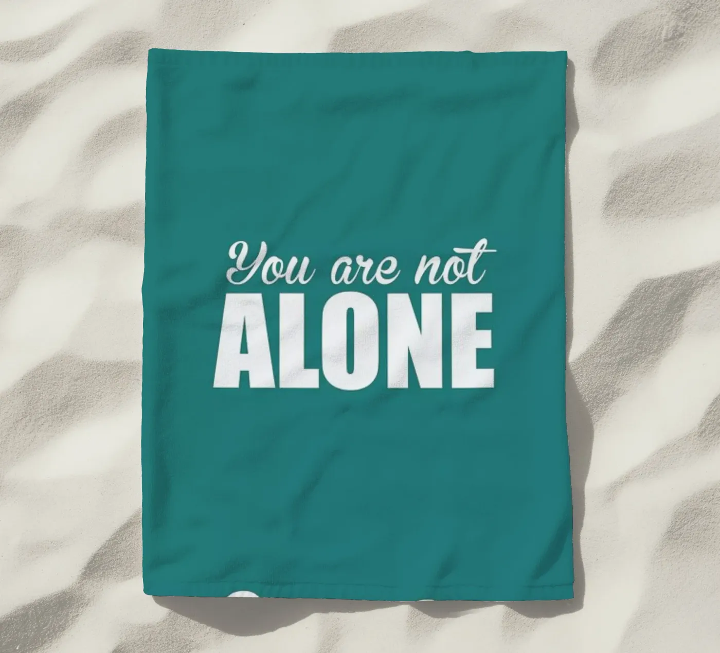 Alone strandhanddoek van Trabolt Design