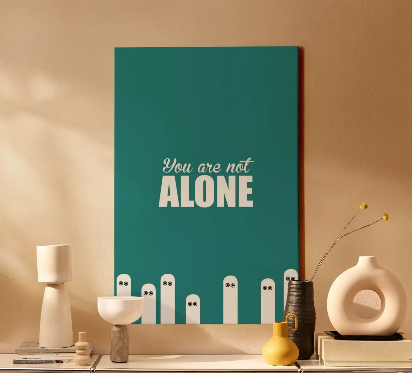 Alone canvas van Trabolt Design