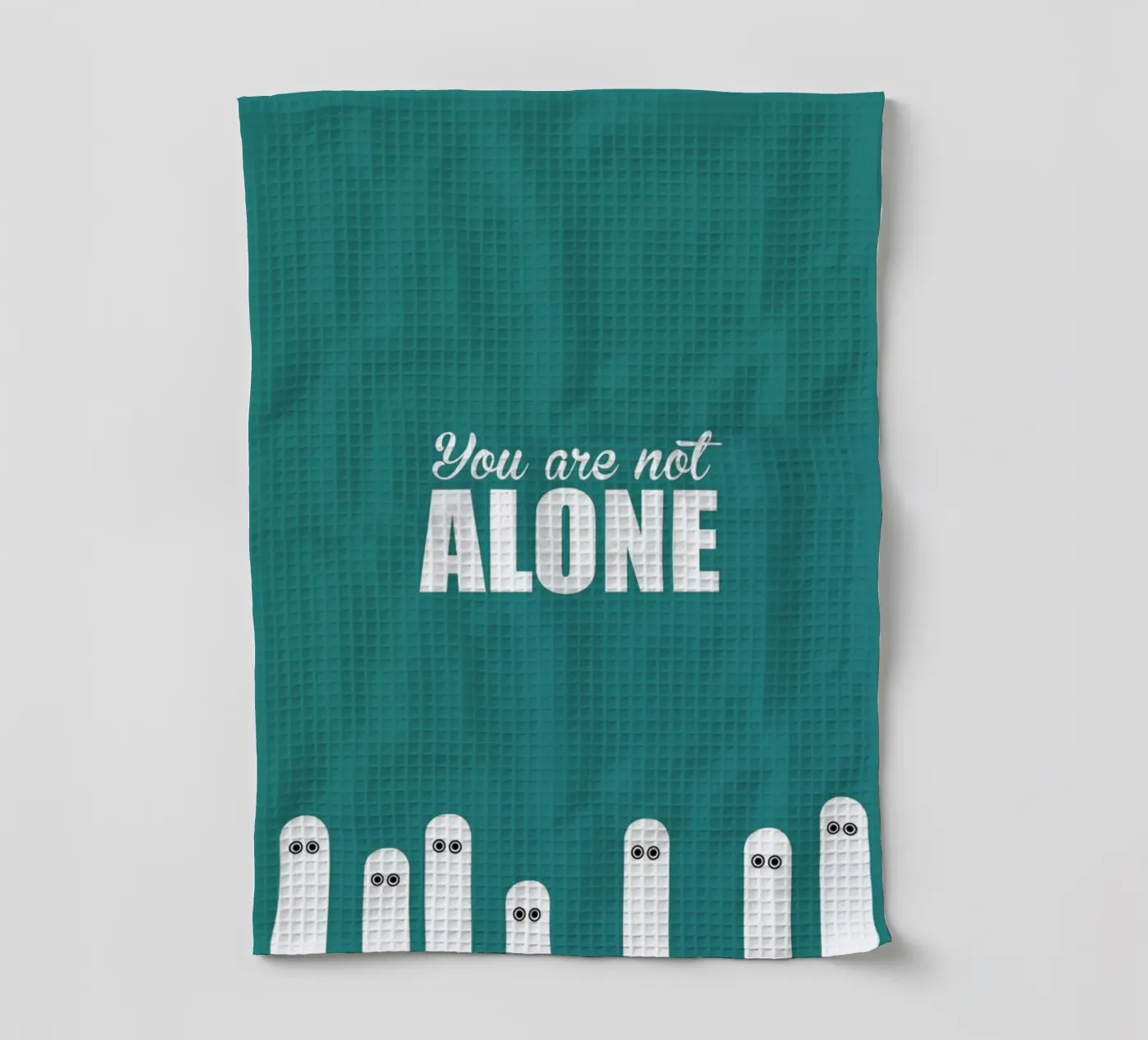 Alone Geschirrtuch von Trabolt Design