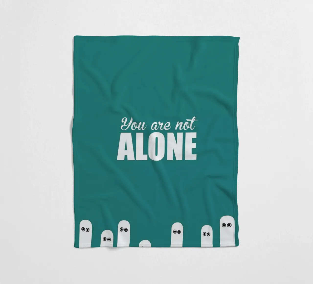 Alone fleece blanket by Trabolt Design