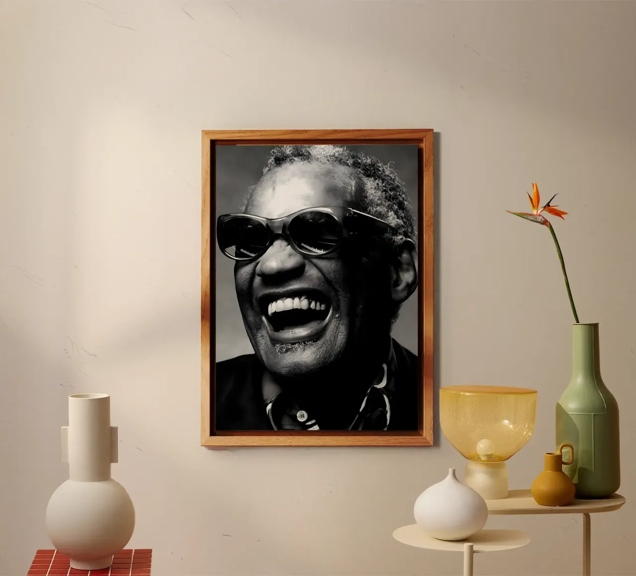 Ray Charles alluminio dibond da Type & Tape