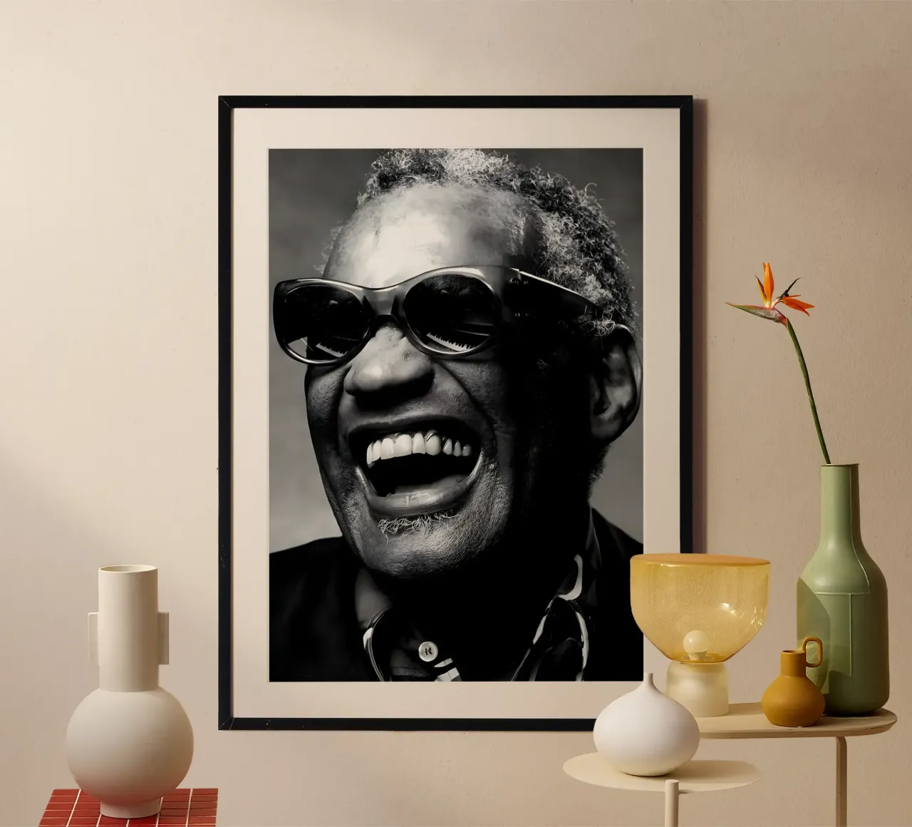 Ray Charles carta hahnemühle da Type & Tape