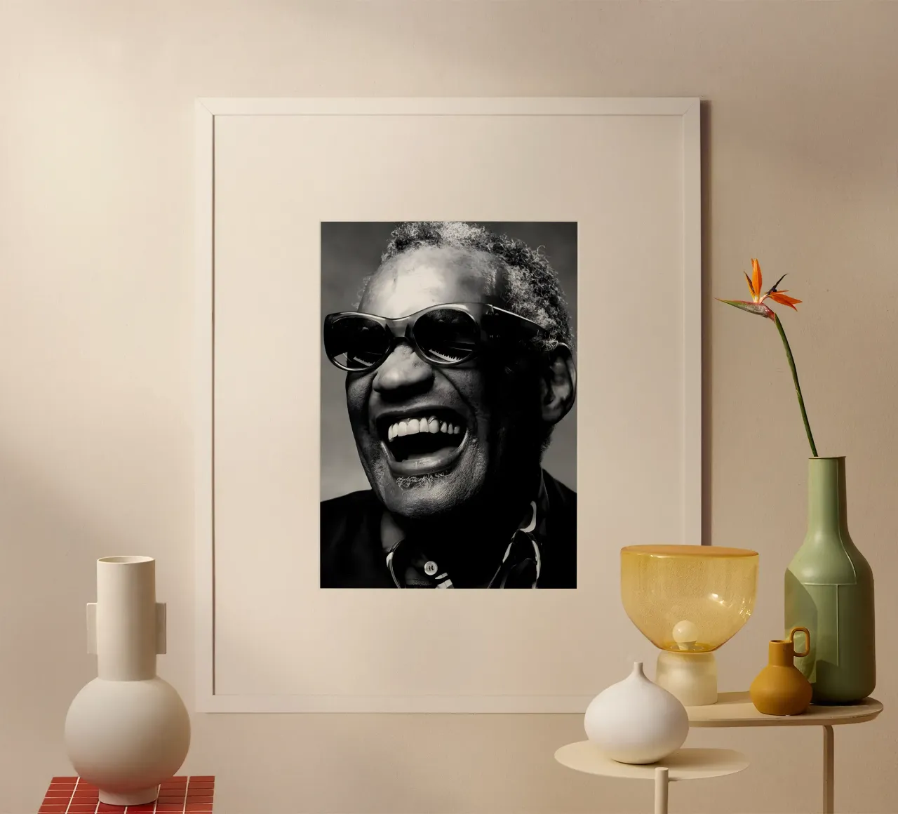 Ray Charles carta hahnemühle da Type & Tape