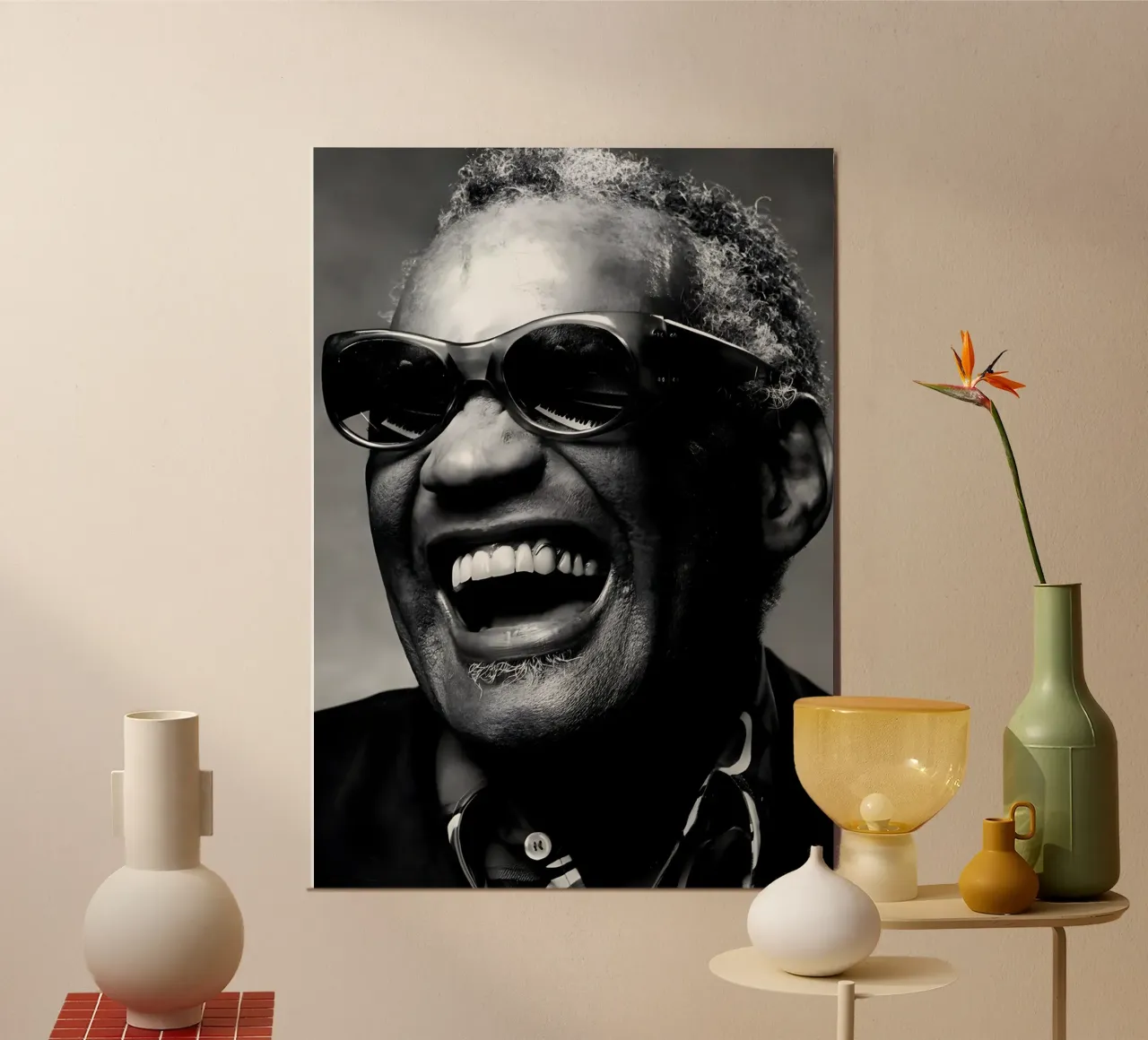Ray Charles carta hahnemühle da Type & Tape