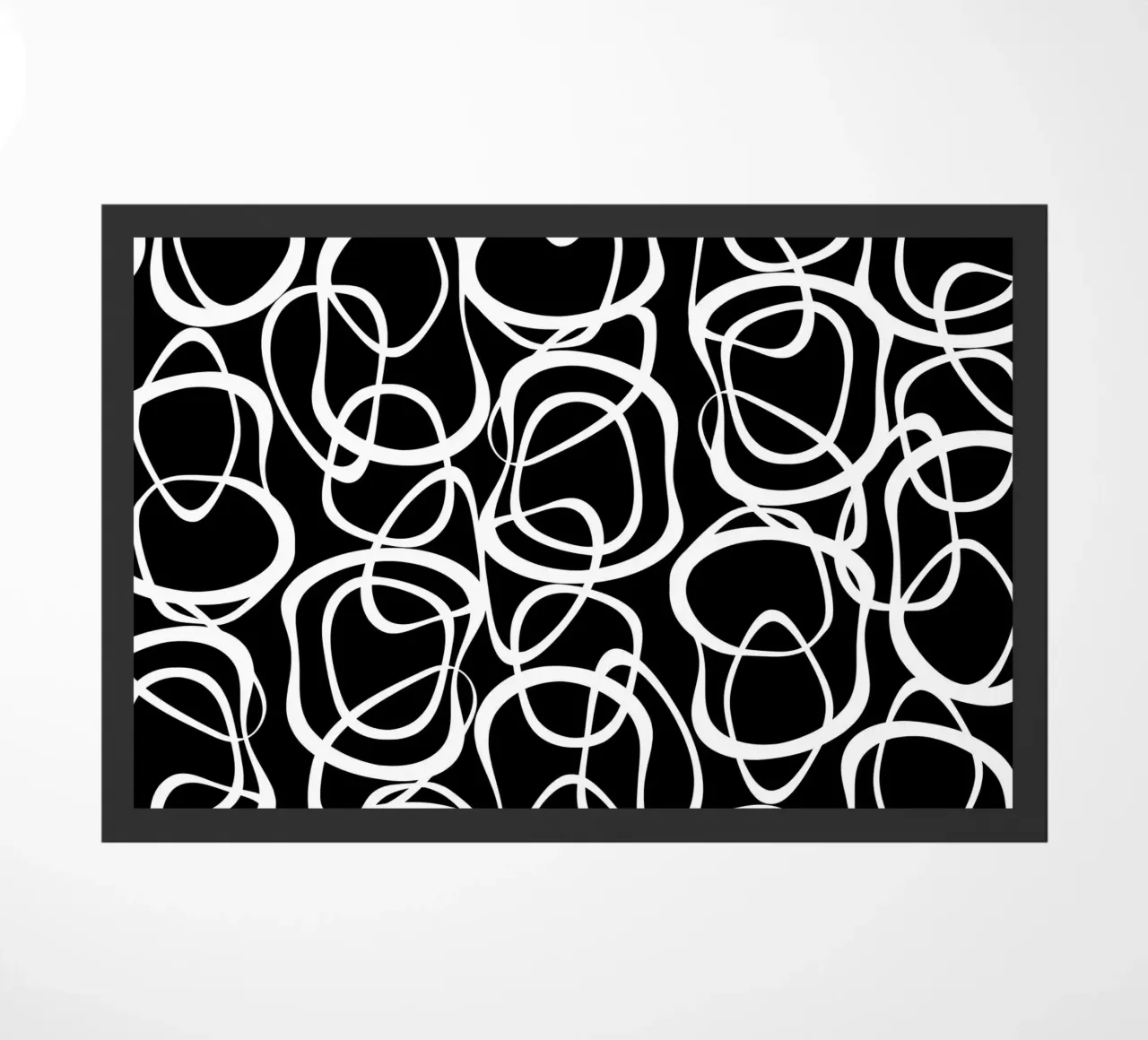 Interlocking | White On Black zerbino da sabidussi