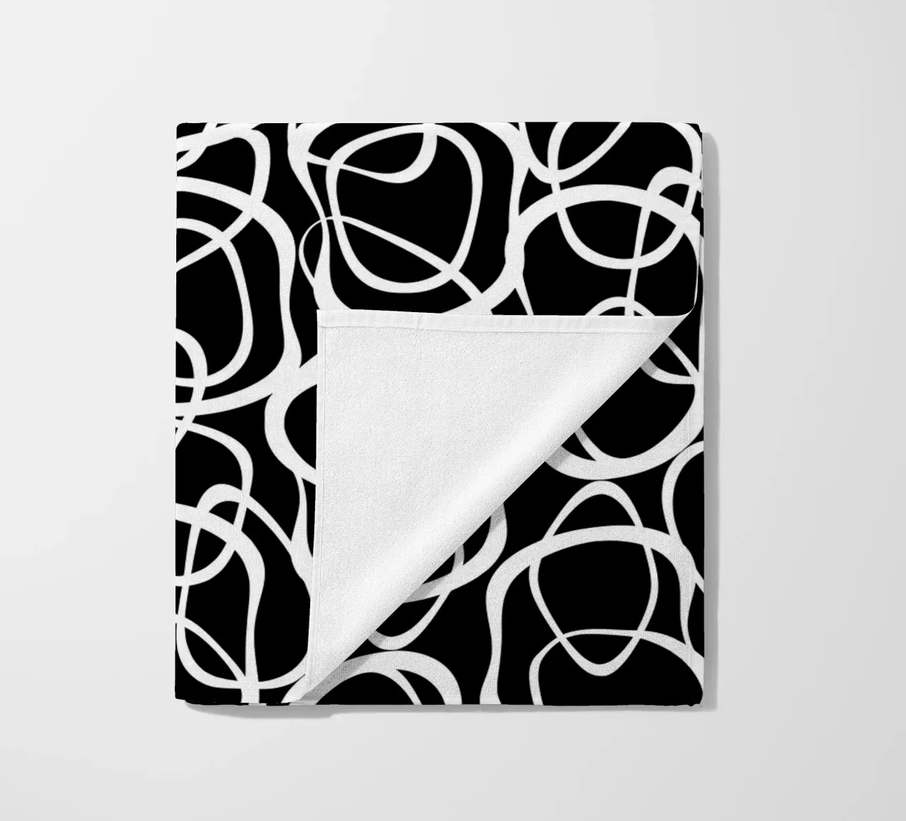 Interlocking | White On Black telo mare da sabidussi