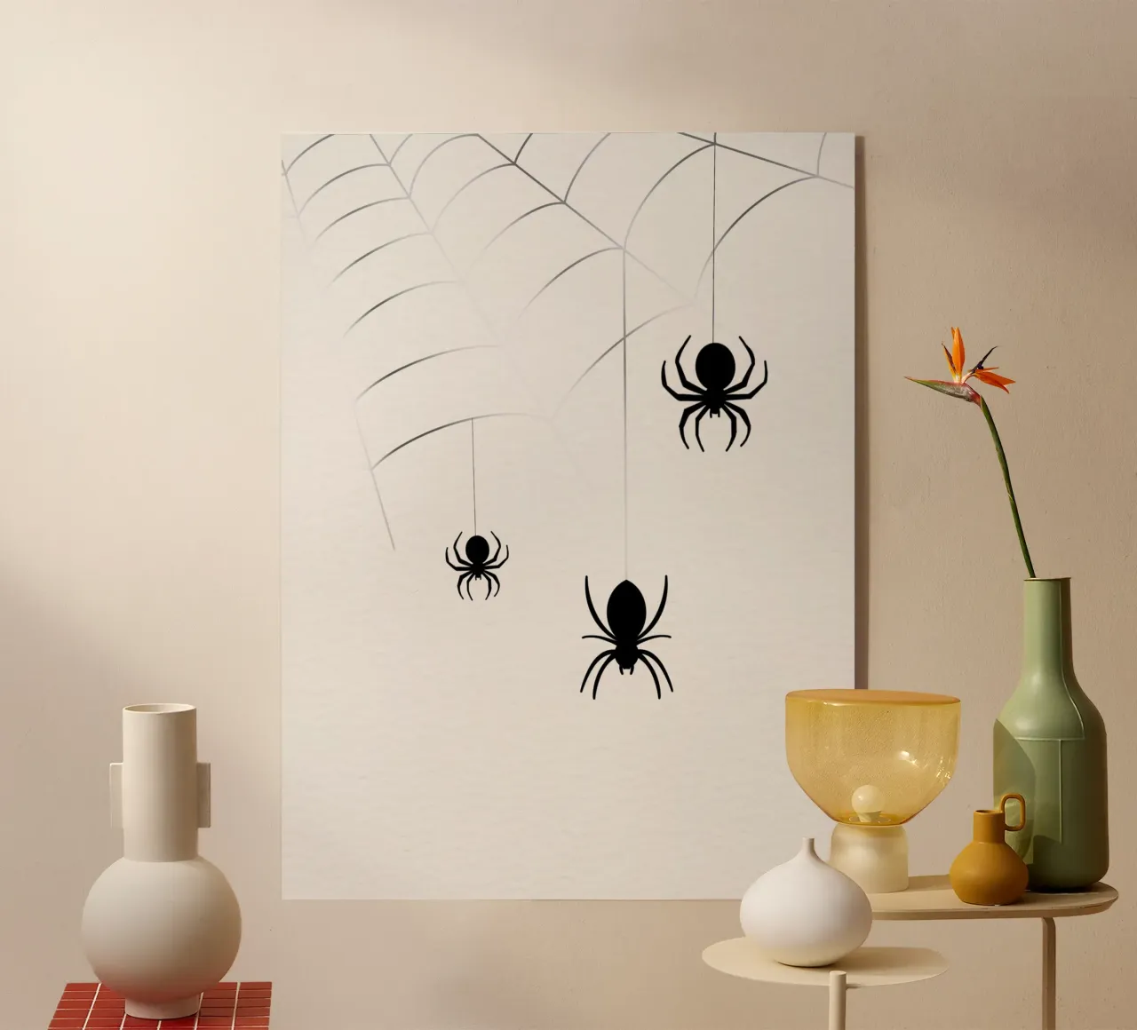 Spiders acryl van ArtDesign by KBK