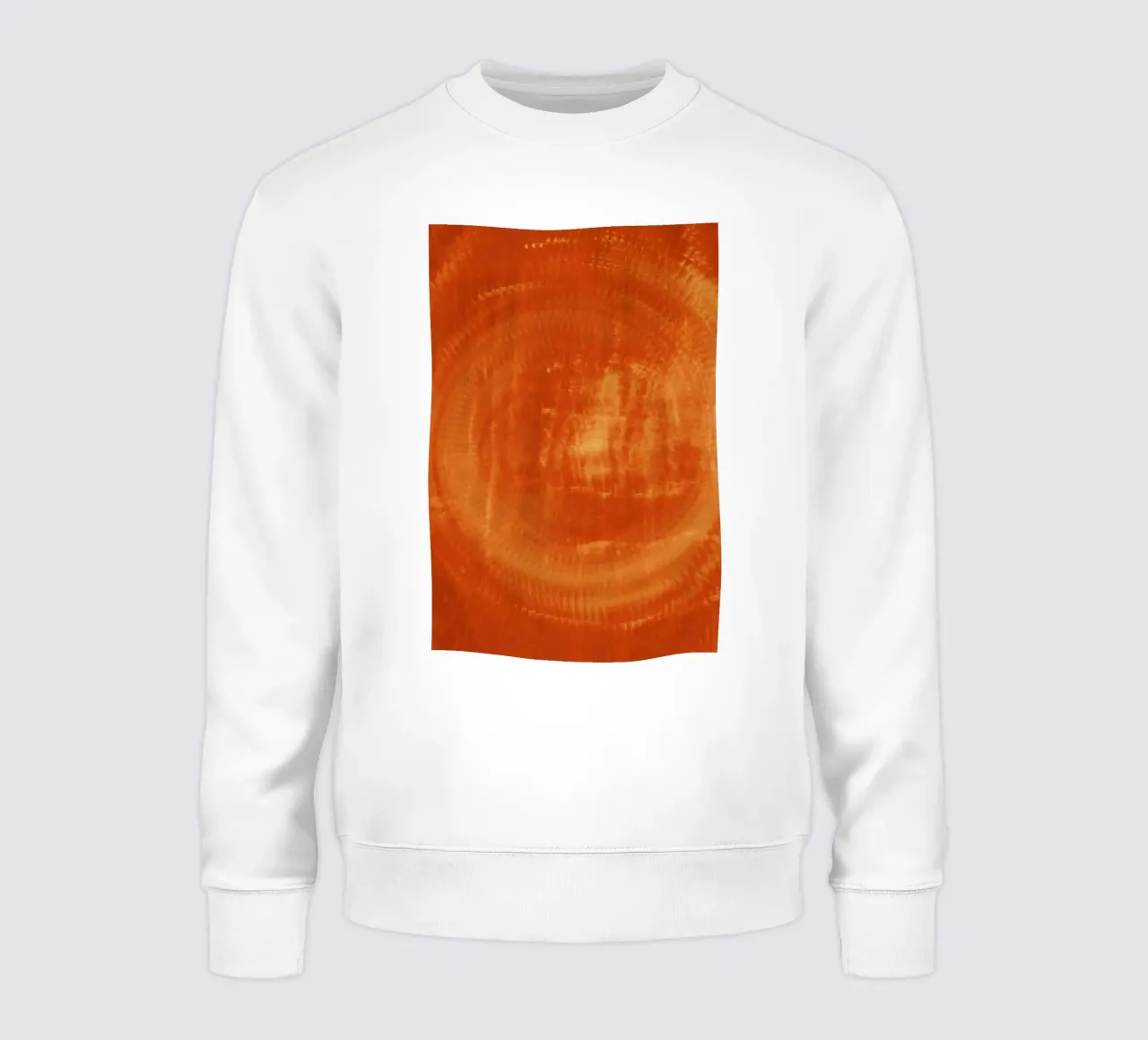 Abstract dynamic pattern in orange and red. sweatshirt by Something for you