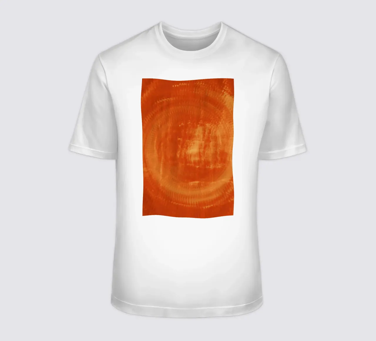 Modello dinamico astratto in arancione e rosso. t-shirt da Something for you