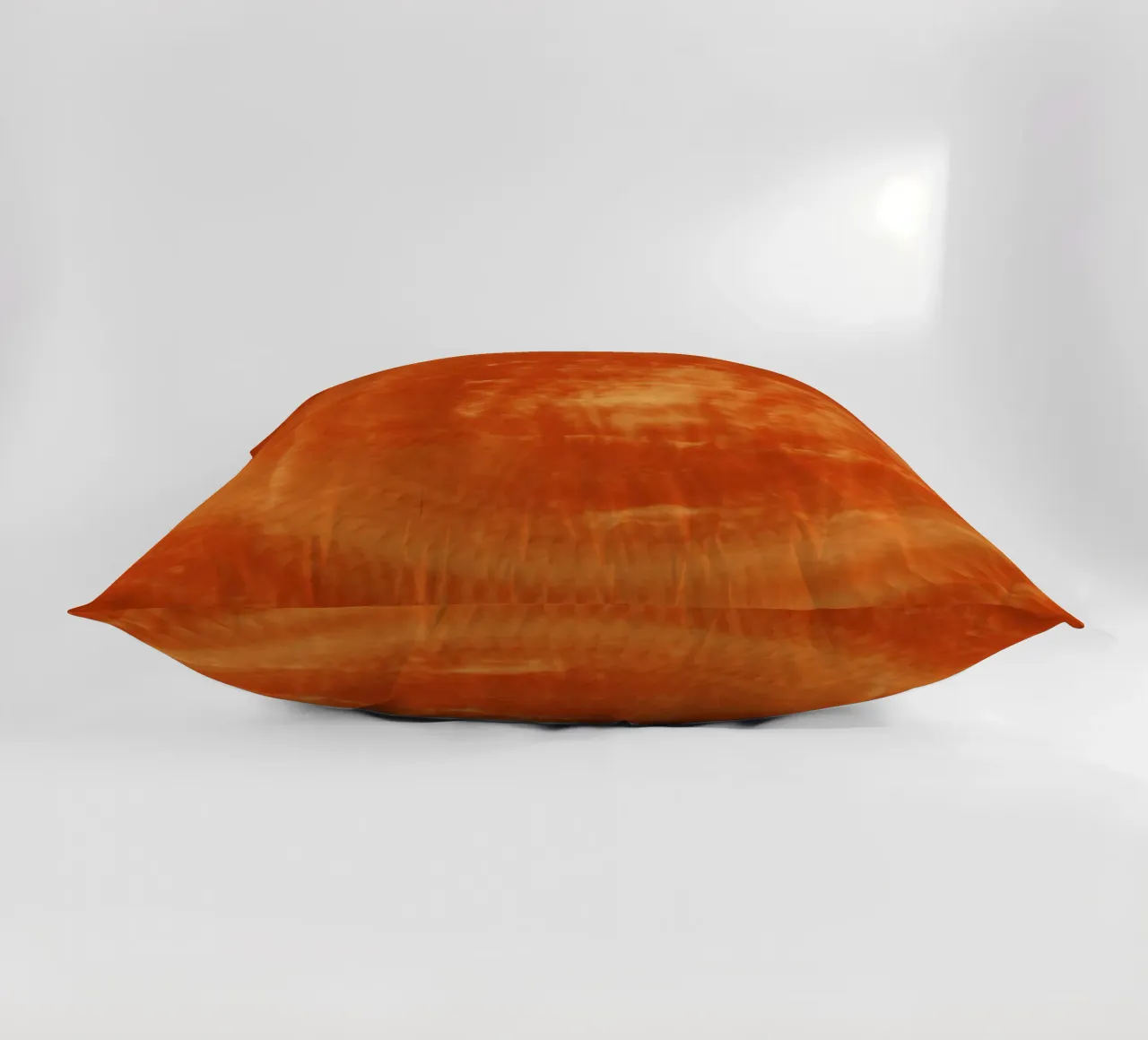 Abstract dynamic pattern in orange and red. decorative cushion by Something for you