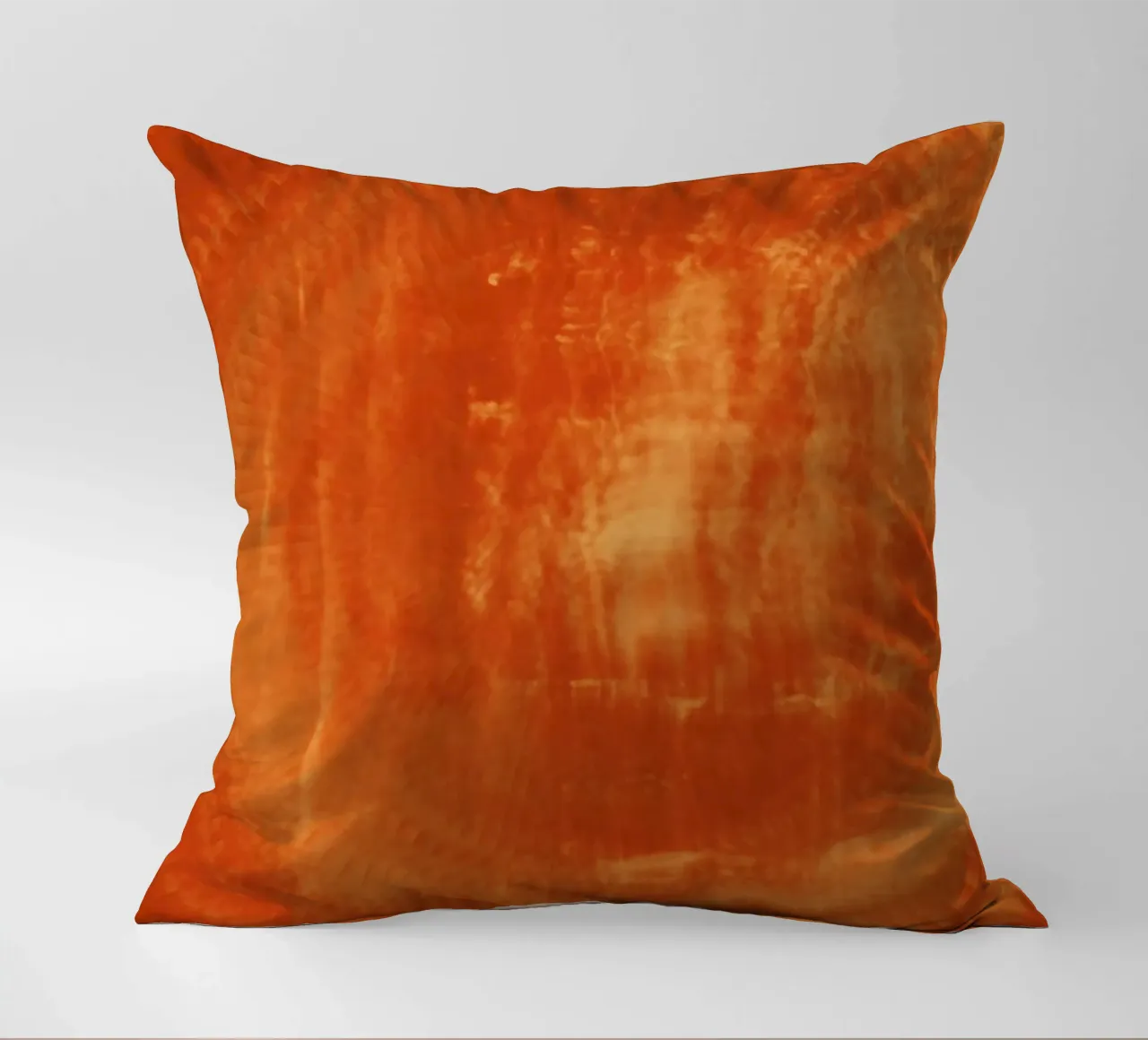 Abstract dynamic pattern in orange and red. decorative cushion by Something for you