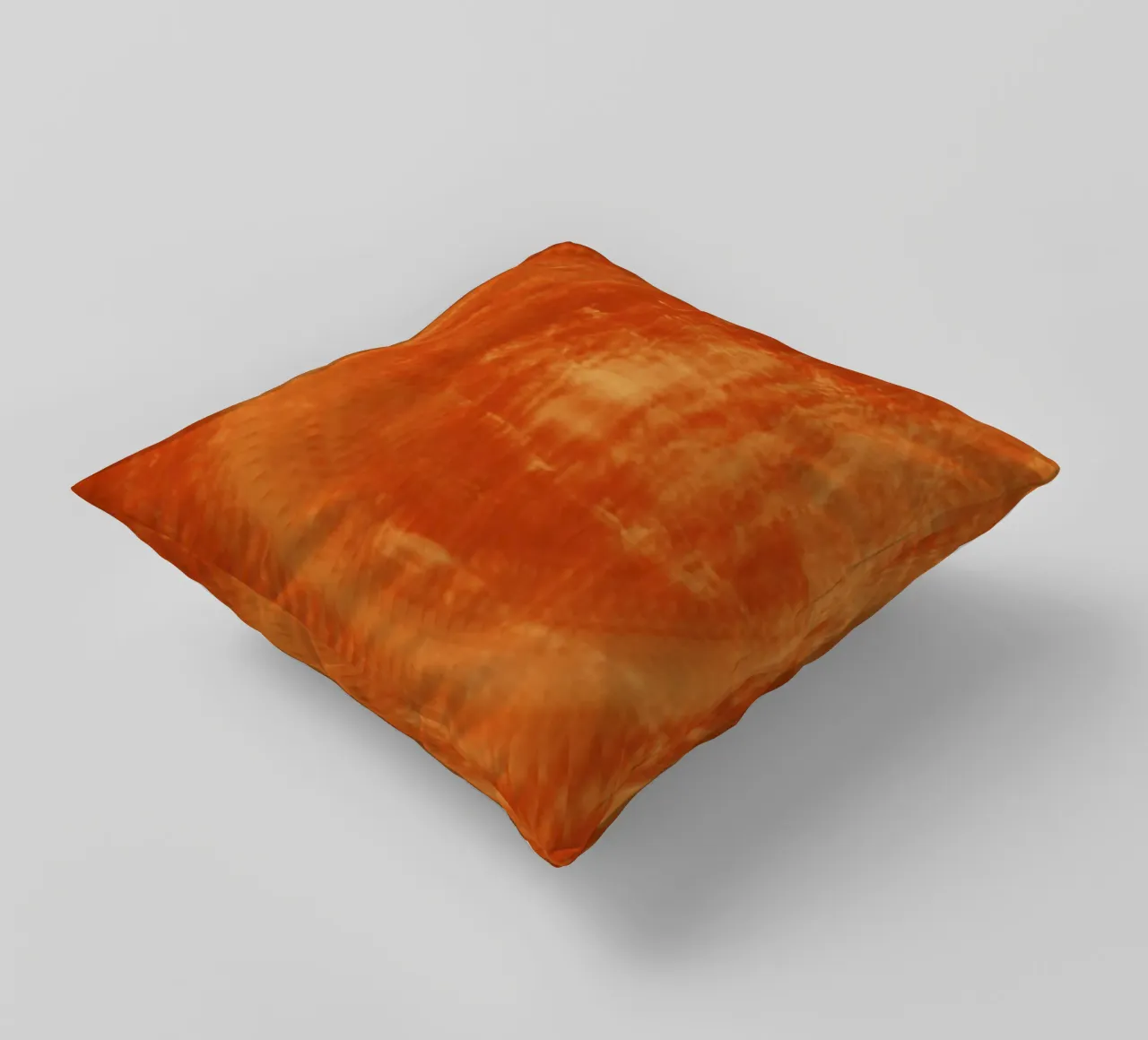 Abstract dynamic pattern in orange and red. decorative cushion by Something for you