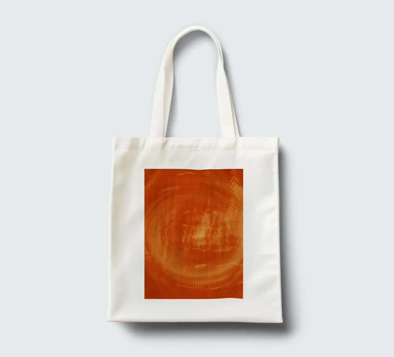 Abstract dynamic pattern in orange and red. tote bag by Something for you