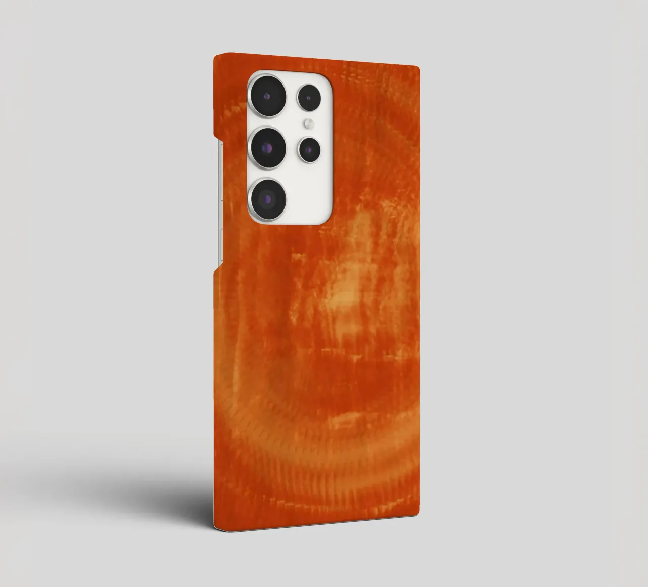 Abstraktes dynamisches Muster in orange und rot. Samsung Hülle von Something for you
